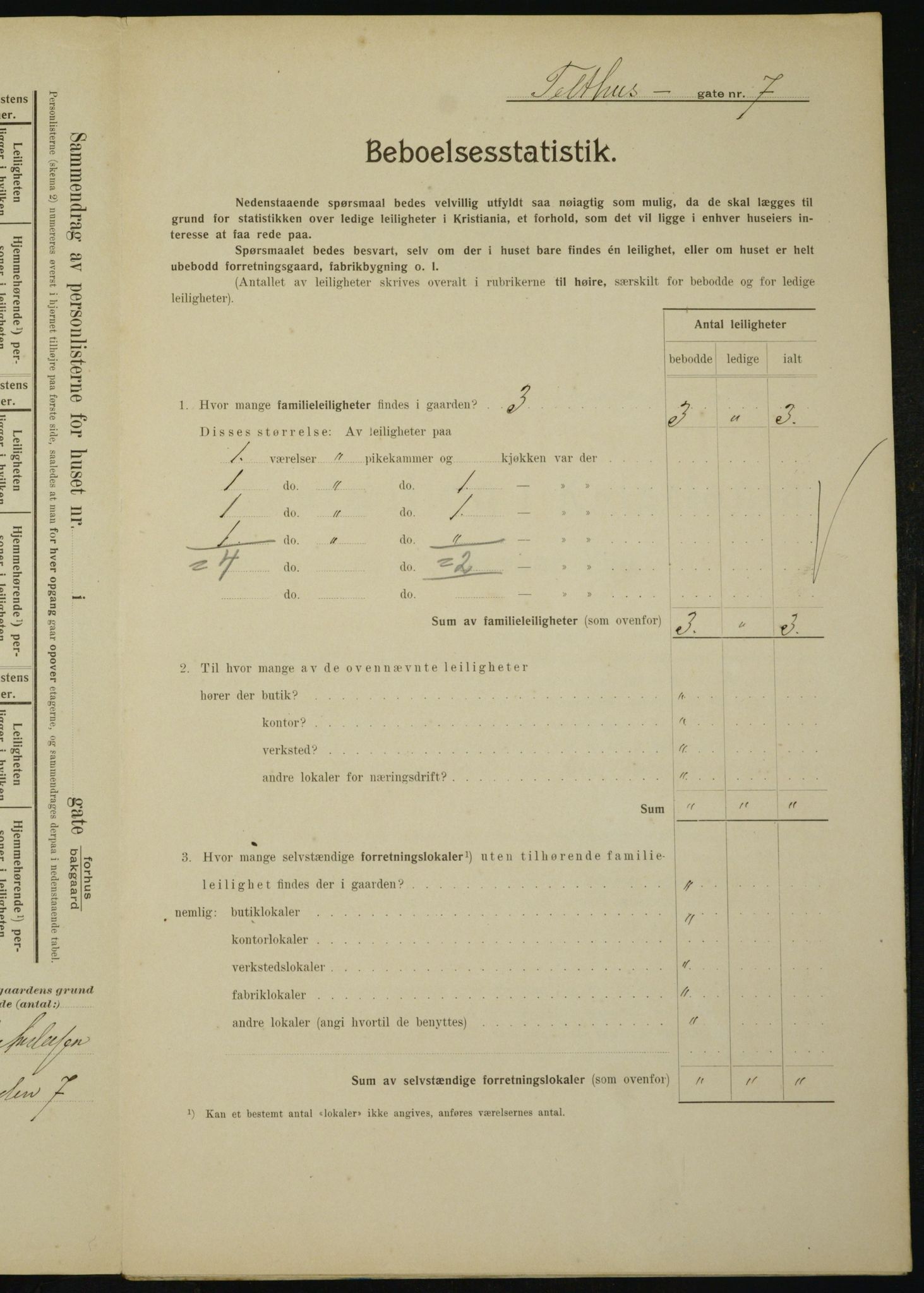 OBA, Municipal Census 1910 for Kristiania, 1910, p. 102178