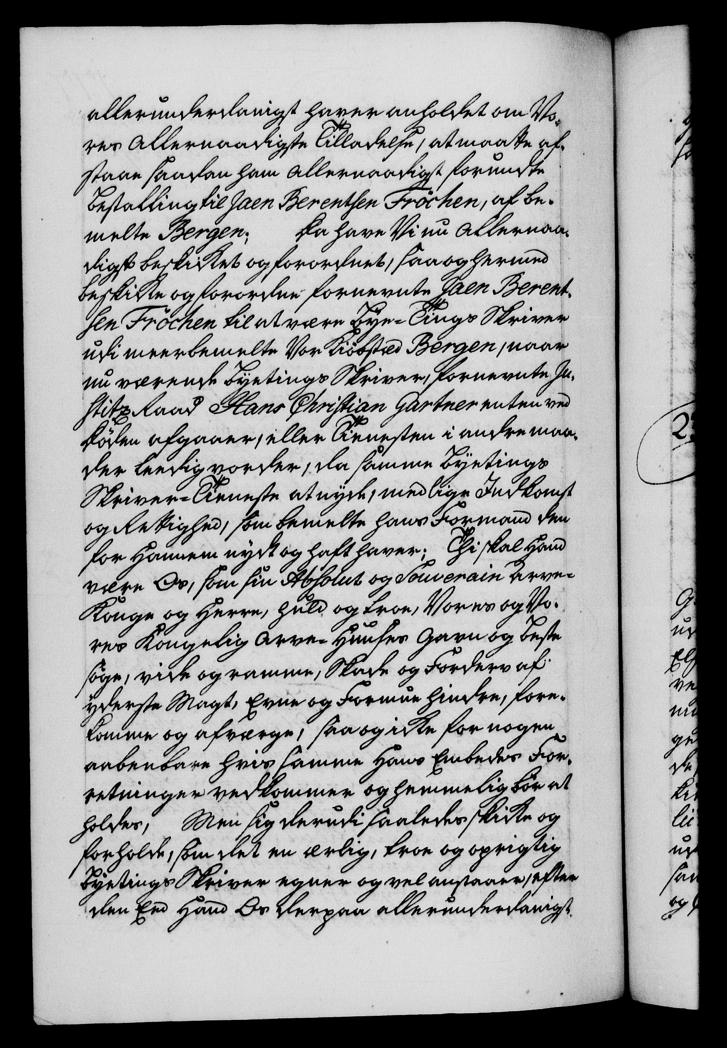 Danske Kanselli 1572-1799, AV/RA-EA-3023/F/Fc/Fca/Fcaa/L0040: Norske registre, 1757-1759, p. 177b
