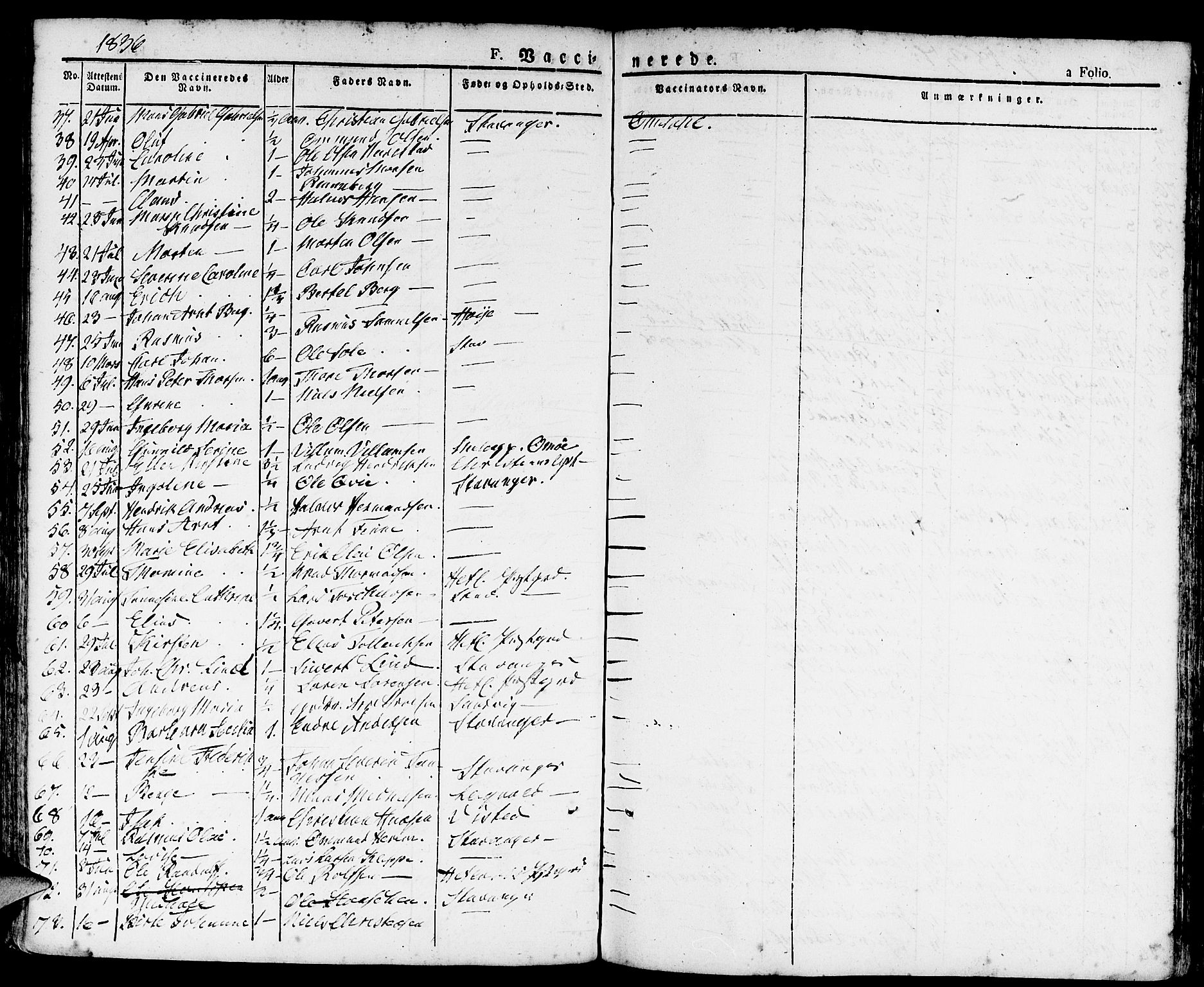 Domkirken sokneprestkontor, AV/SAST-A-101812/001/30/30BA/L0011: Parish register (official) no. A 11, 1832-1856