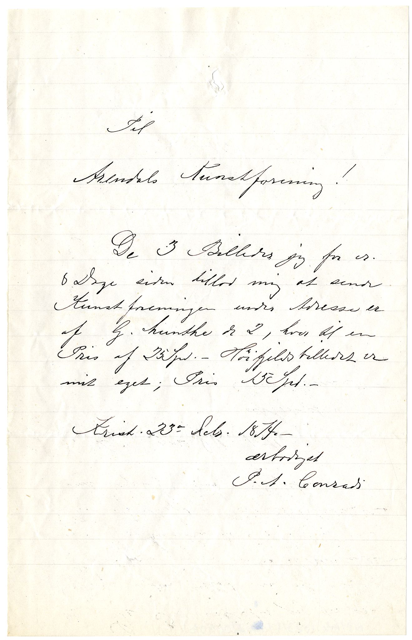 Diderik Maria Aalls brevsamling, NF/Ark-1023/F/L0002: D.M. Aalls brevsamling. B - C, 1799-1889, p. 386