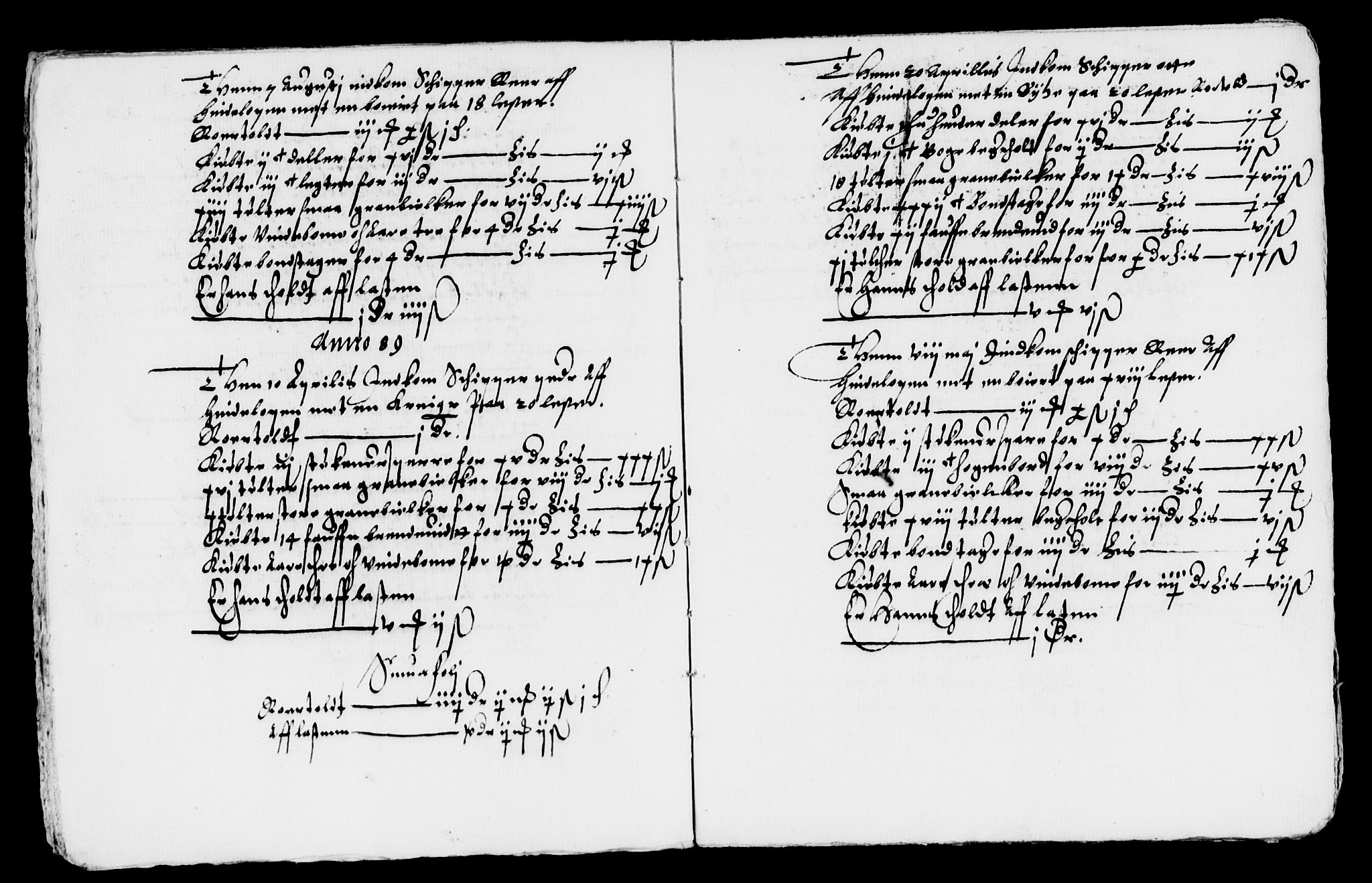 Rentekammeret inntil 1814, Reviderte regnskaper, Lensregnskaper, AV/RA-EA-5023/R/Rb/Rbo/L0001: Tønsberg len, 1584-1612
