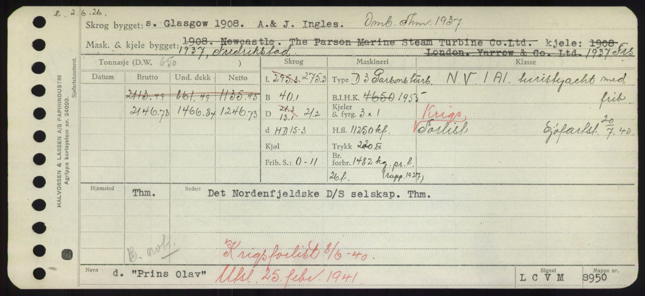 Sjøfartsdirektoratet med forløpere, Skipsmålingen, RA/S-1627/H/Hd/L0029: Fartøy, P, p. 589