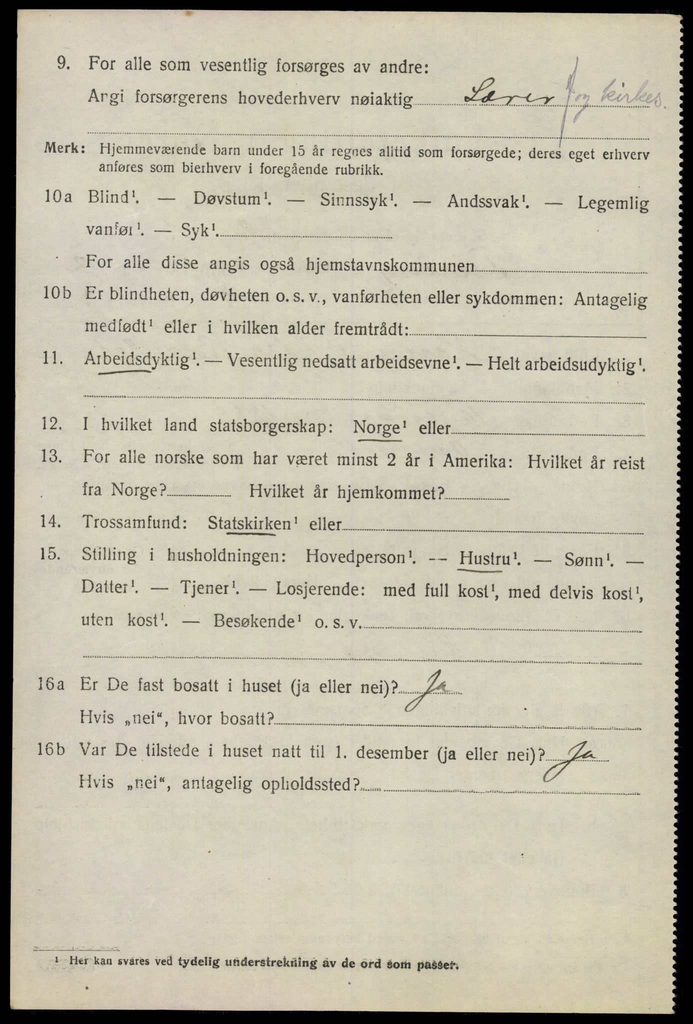 SAO, 1920 census for Feiring, 1920, p. 1625