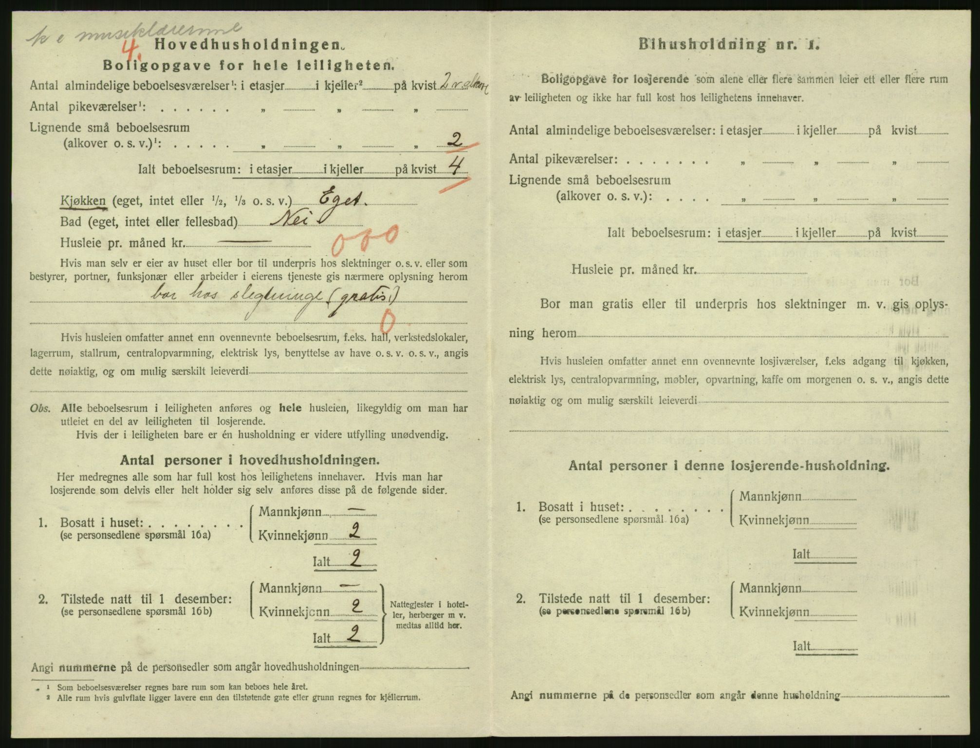 SAK, 1920 census for Tvedestrand, 1920, p. 858