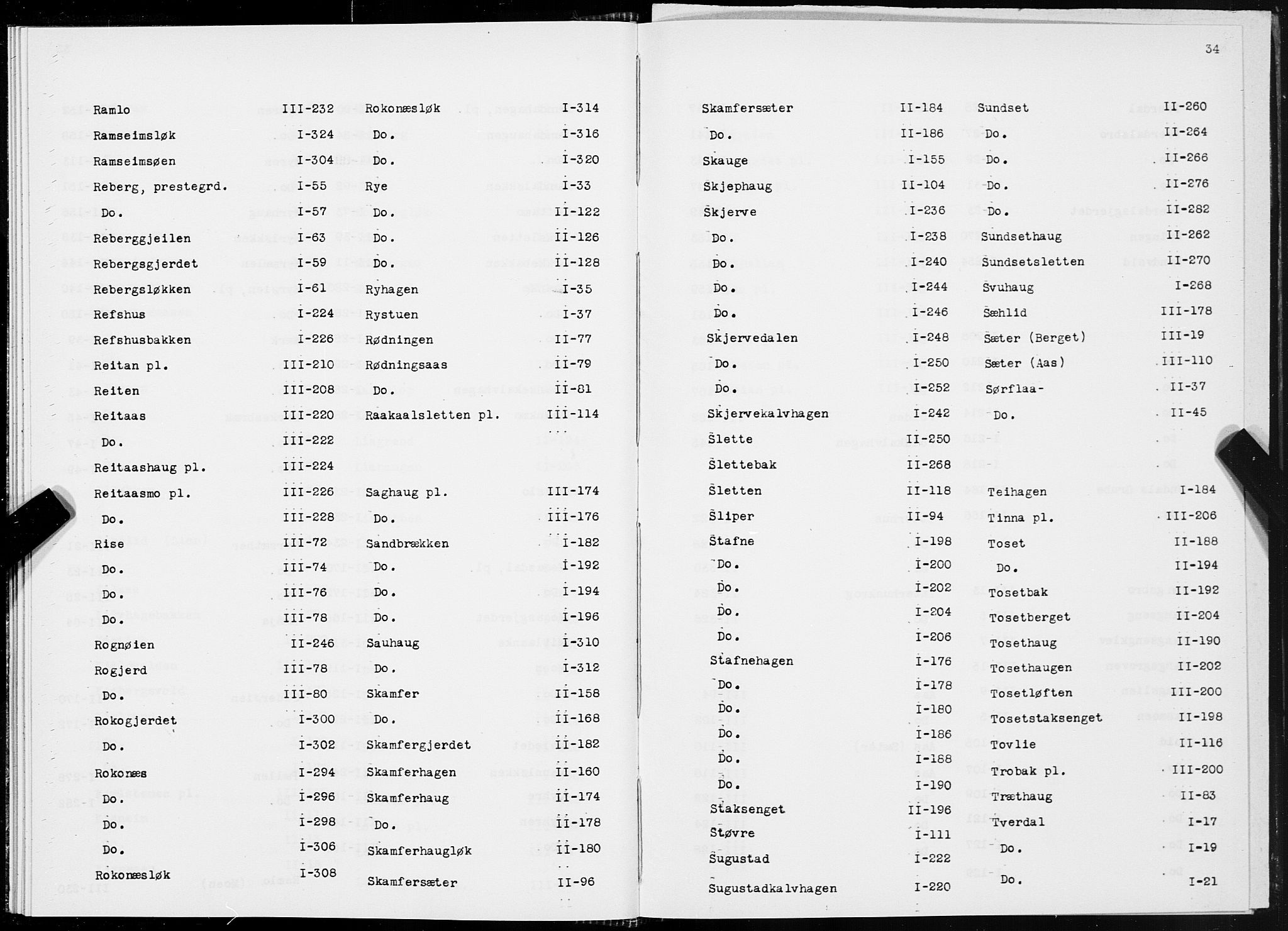 SAT, 1875 census for 1635P Rennebu, 1875, p. 34