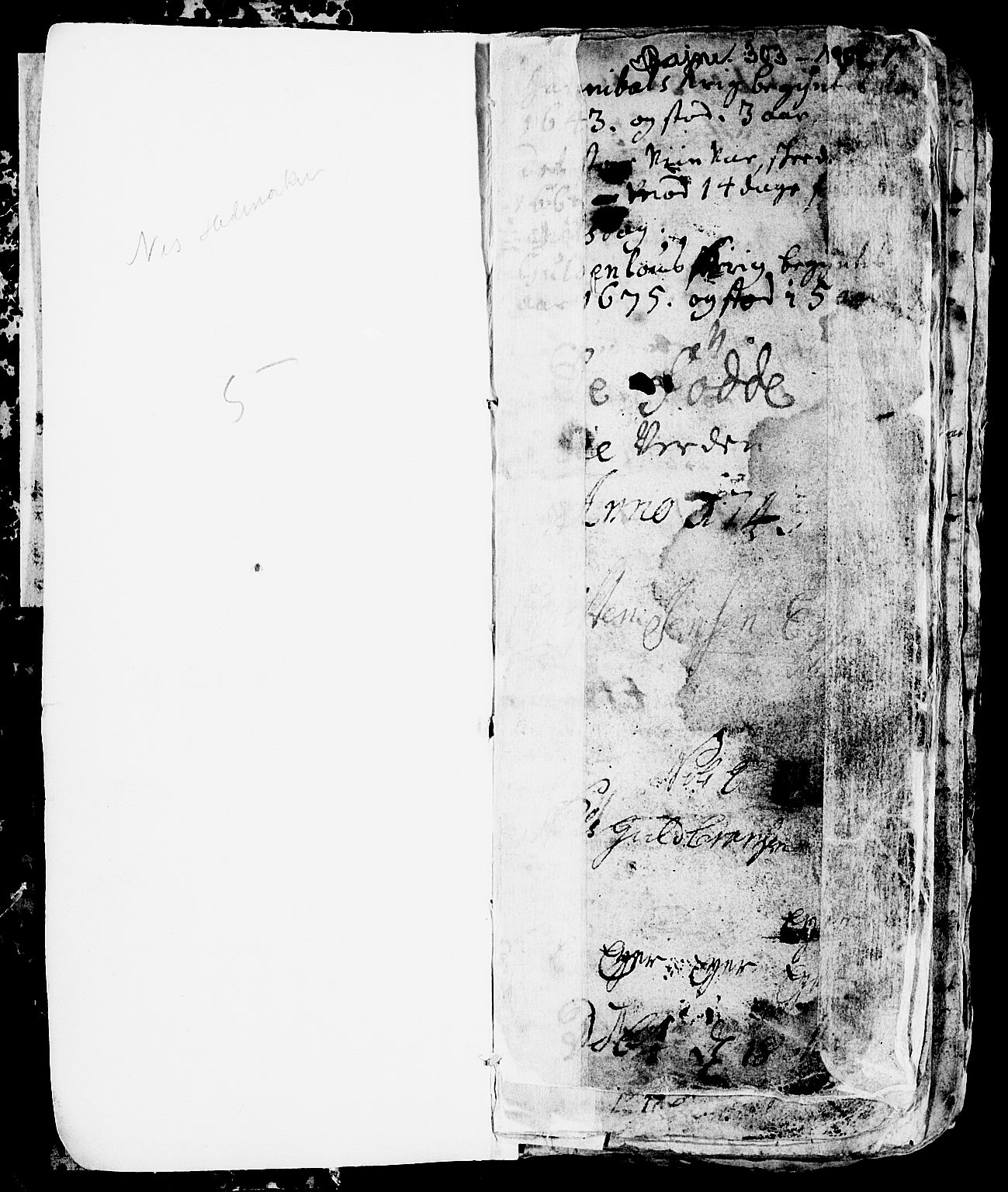 Nes prestekontor, Hedmark, AV/SAH-PREST-020/L/La/L0001: Parish register (copy) no. 1, 1663-1784, p. 0-1