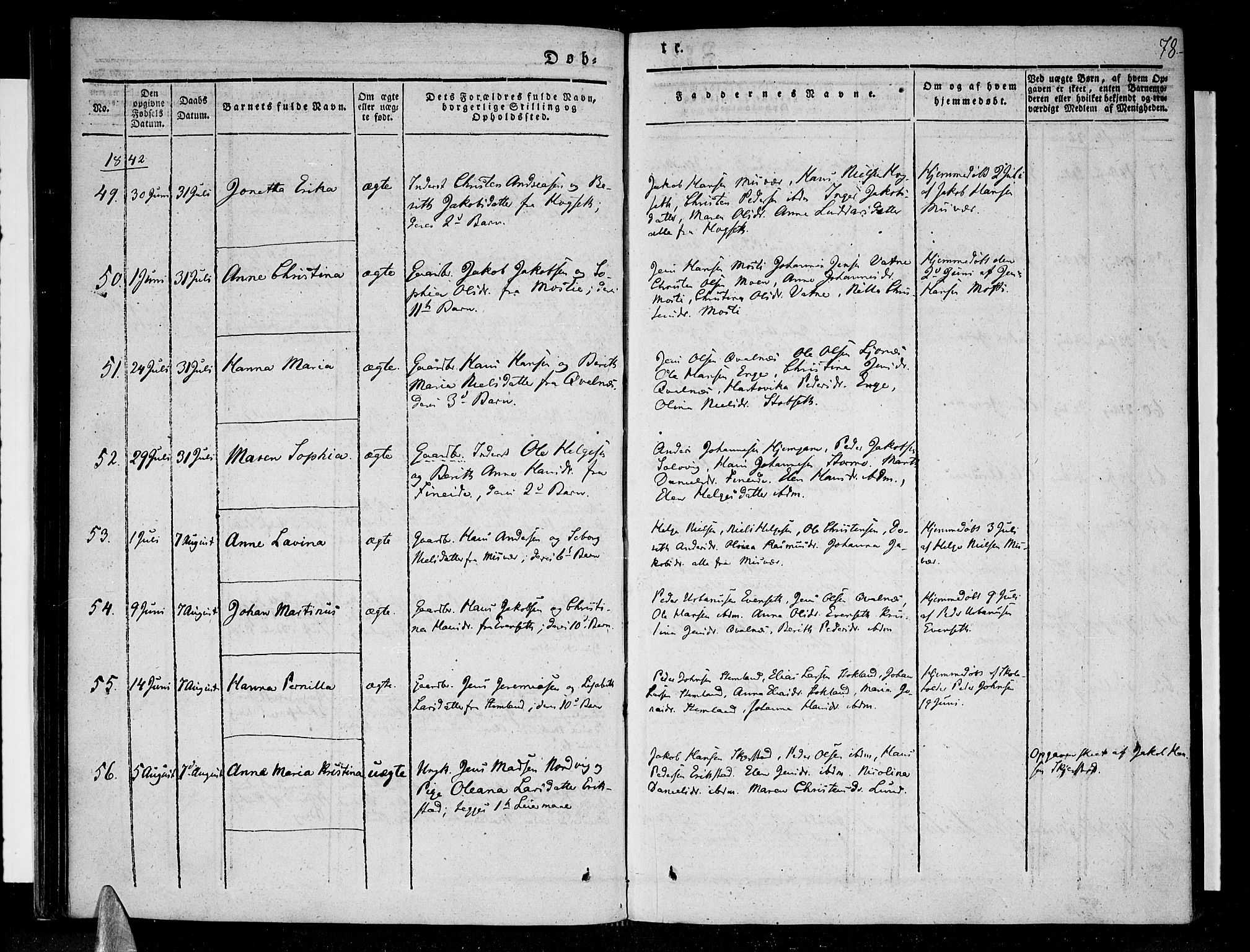 Ministerialprotokoller, klokkerbøker og fødselsregistre - Nordland, SAT/A-1459/852/L0737: Parish register (official) no. 852A07, 1833-1849, p. 78