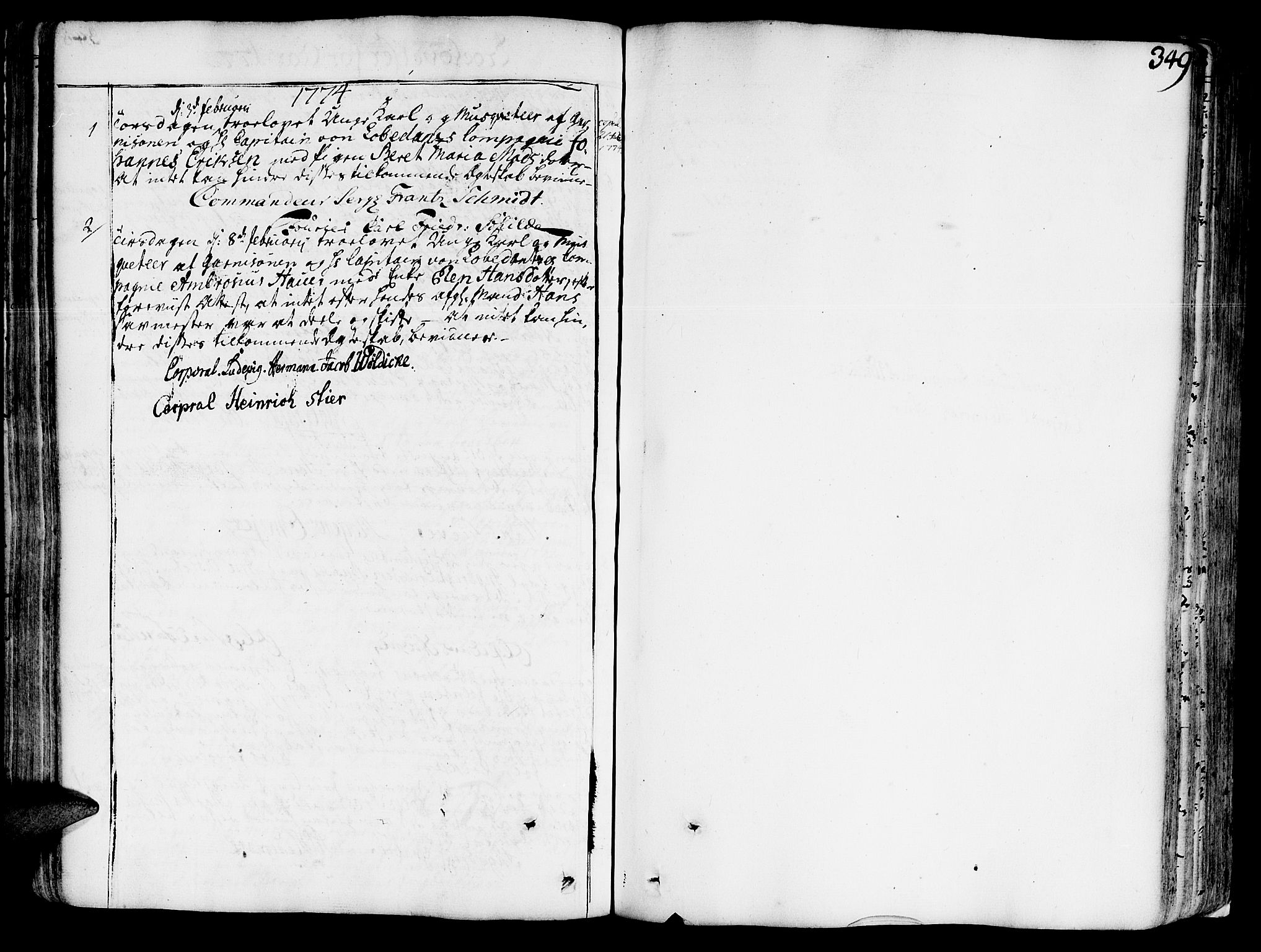 Ministerialprotokoller, klokkerbøker og fødselsregistre - Sør-Trøndelag, SAT/A-1456/602/L0103: Parish register (official) no. 602A01, 1732-1774, p. 349