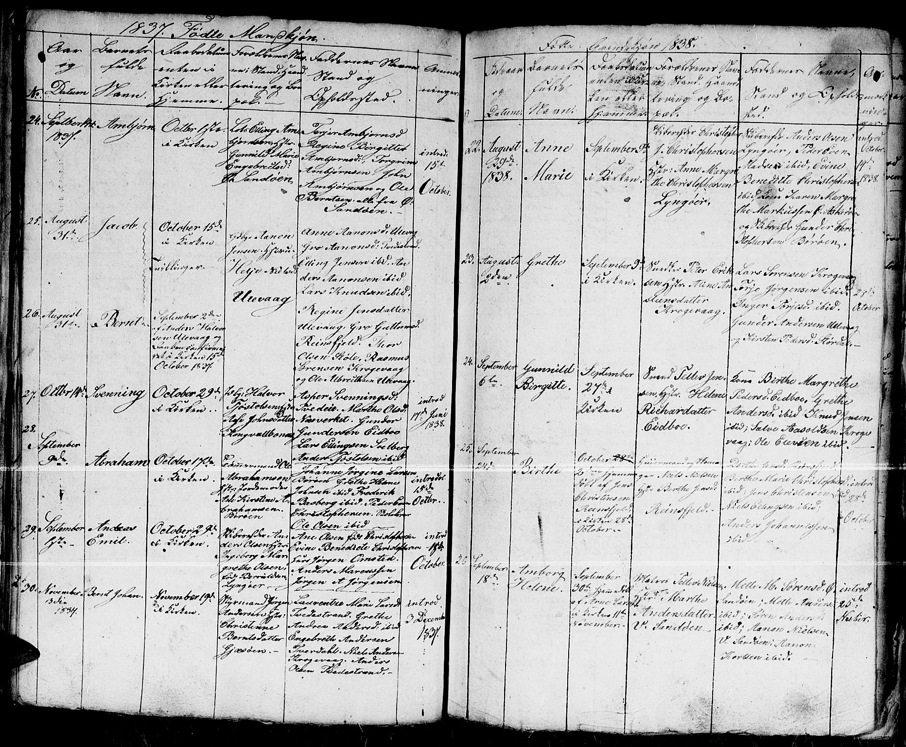 Dypvåg sokneprestkontor, AV/SAK-1111-0007/F/Fb/Fba/L0009: Parish register (copy) no. B 9, 1816-1842, p. 26