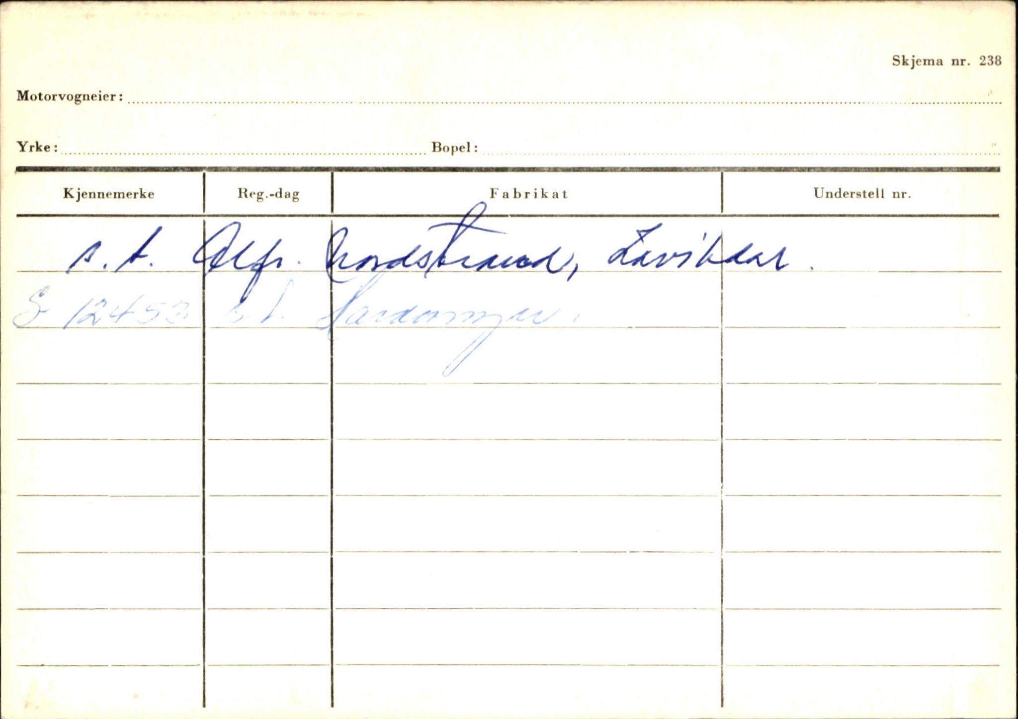 Statens vegvesen, Sogn og Fjordane vegkontor, AV/SAB-A-5301/4/F/L0125: Eigarregister Sogndal V-Å. Aurland A-Å. Fjaler A-N, 1945-1975, p. 366