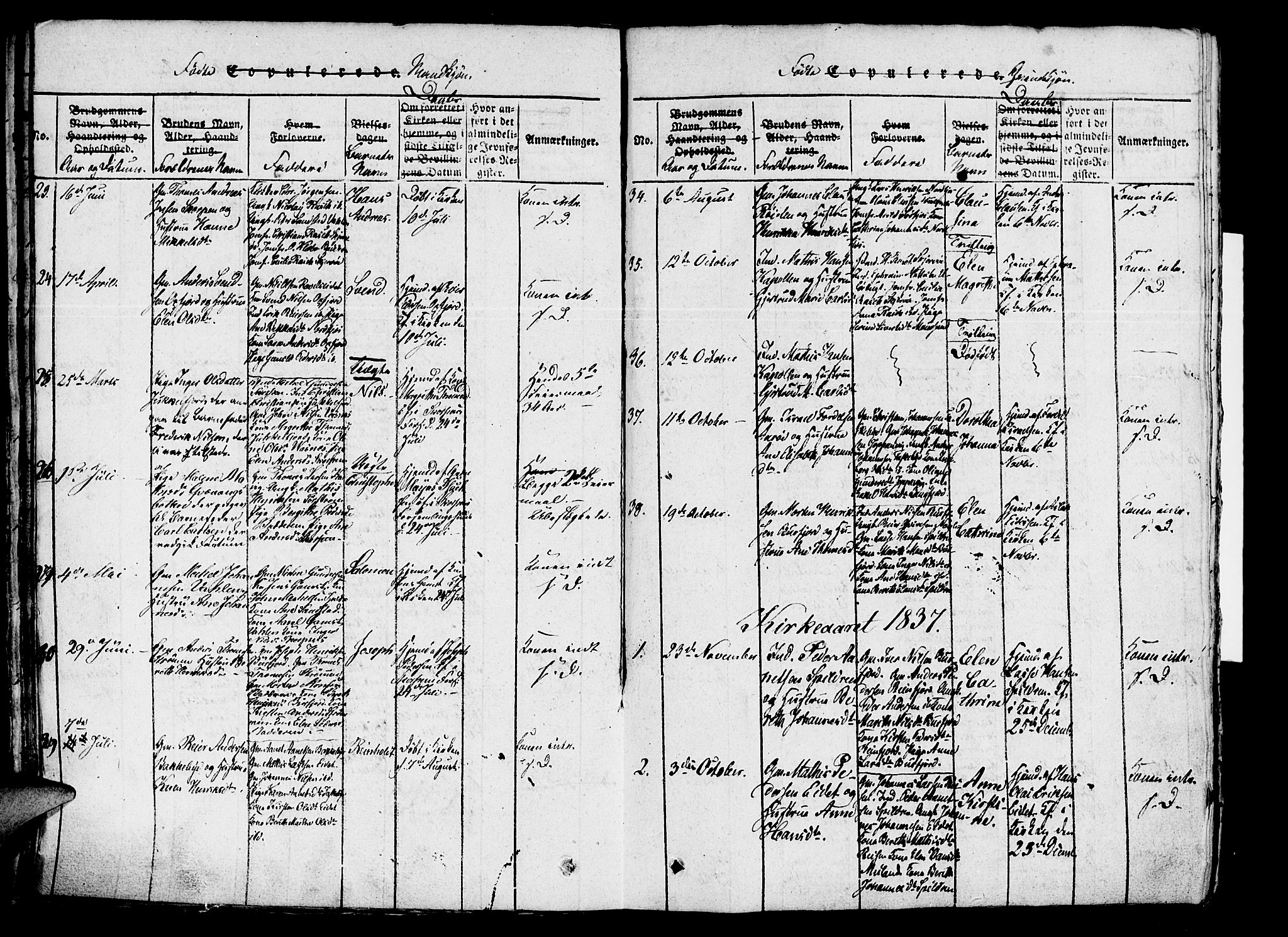 Skjervøy sokneprestkontor, AV/SATØ-S-1300/H/Ha/Haa/L0004kirke: Parish register (official) no. 4, 1820-1838