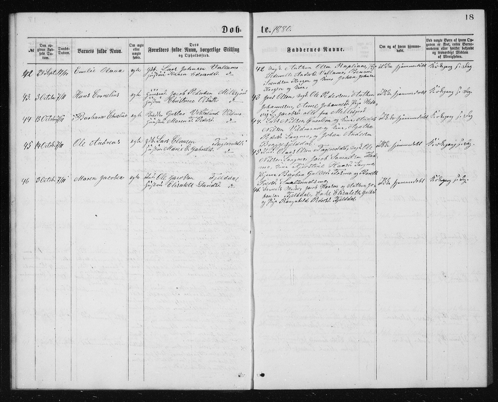 Ministerialprotokoller, klokkerbøker og fødselsregistre - Nordland, AV/SAT-A-1459/826/L0381: Parish register (copy) no. 826C01, 1877-1886, p. 18