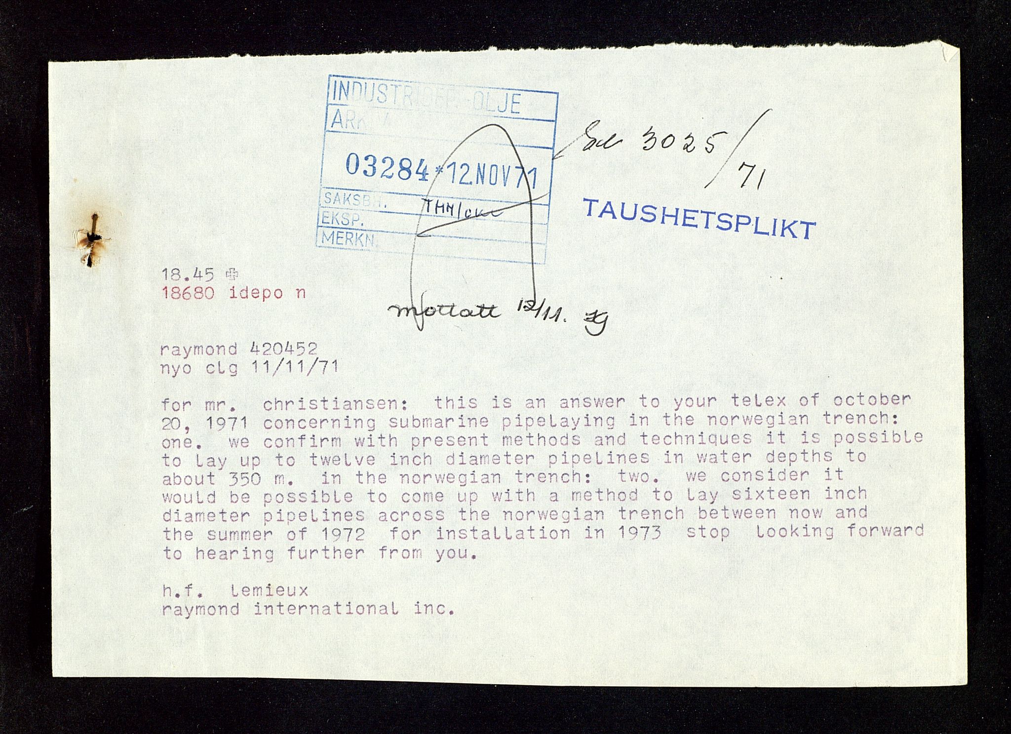 Industridepartementet, Oljekontoret, AV/SAST-A-101348/Dc/L0011: 740 - 742 Ekofisk prosjekt, prosjektstudier, generelt, 1970-1972