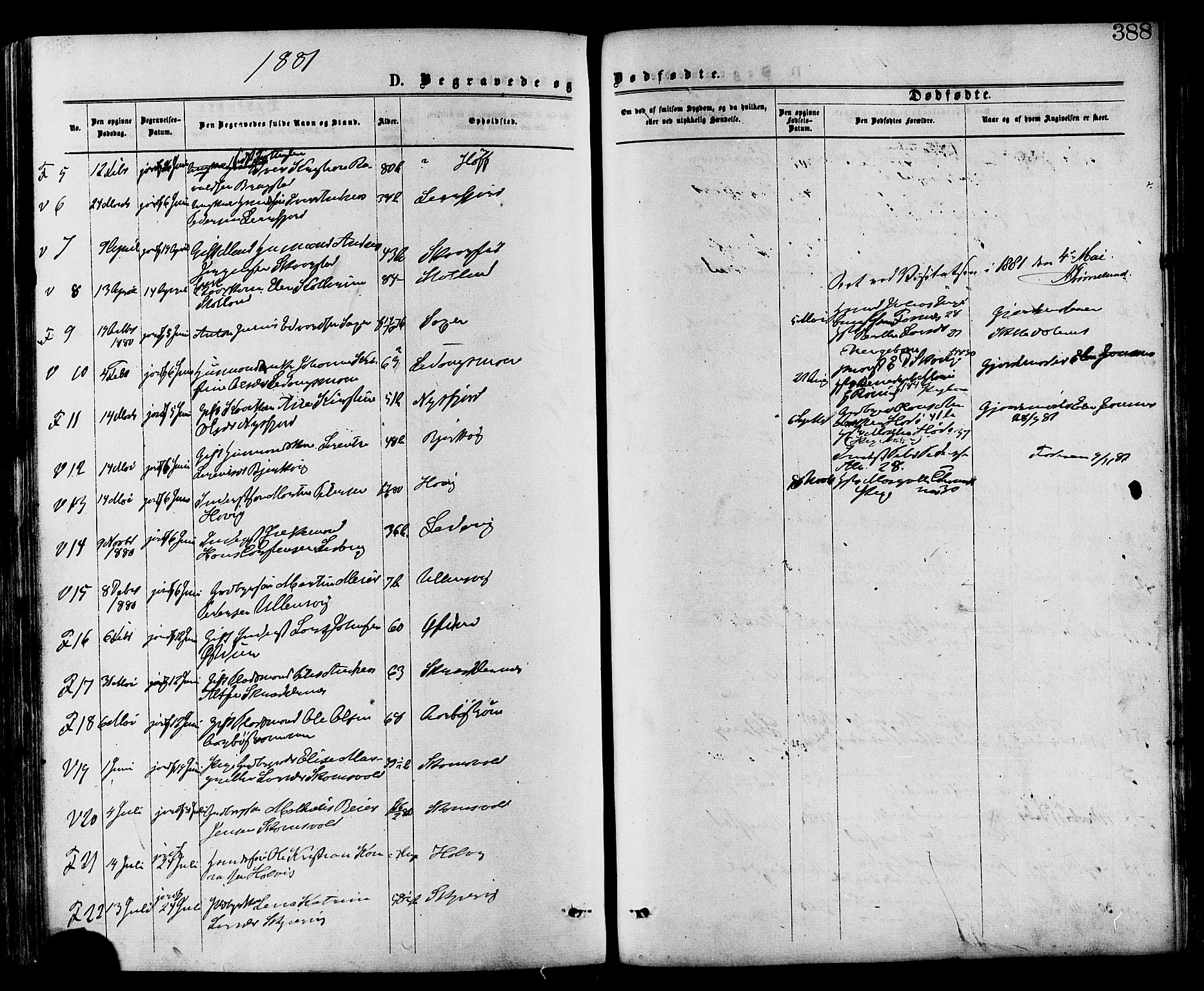 Ministerialprotokoller, klokkerbøker og fødselsregistre - Nord-Trøndelag, SAT/A-1458/773/L0616: Parish register (official) no. 773A07, 1870-1887, p. 388
