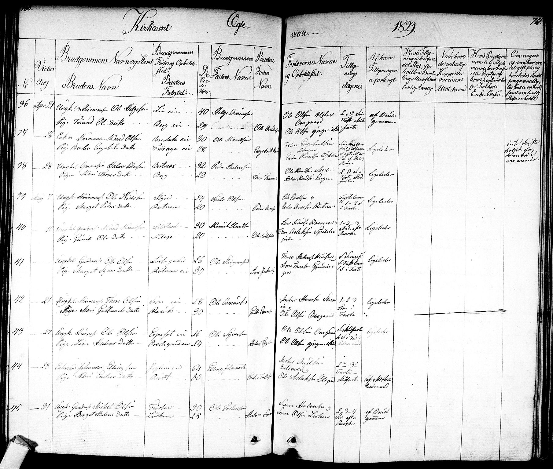 Nes kirkebøker, AV/SAKO-A-236/F/Fa/L0008: Parish register (official) no. 8, 1824-1834, p. 760-761