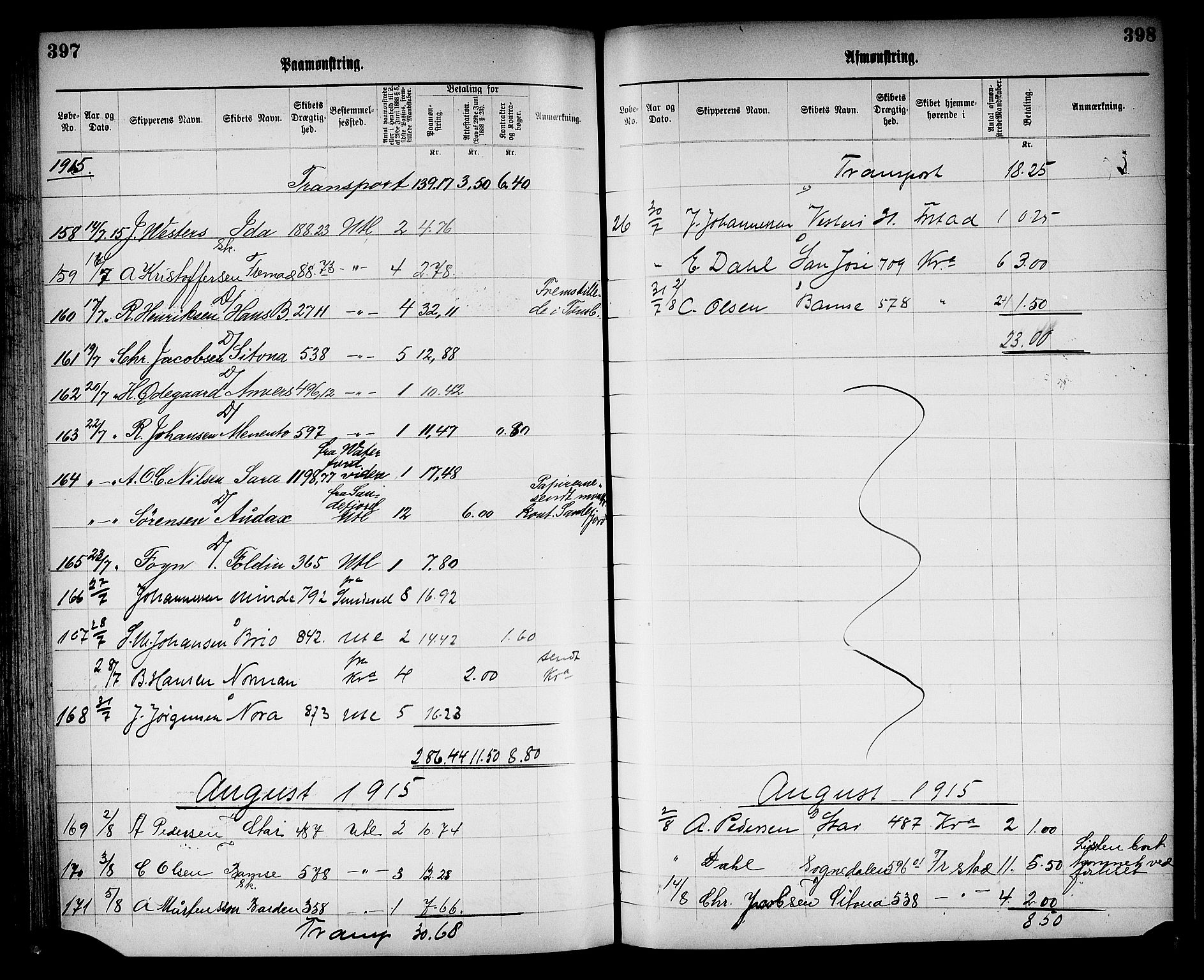 Fredrikstad mønstringskontor, SAO/A-10569b/G/Ga/L0002: Mønstringsjournal, 1906-1918, p. 203