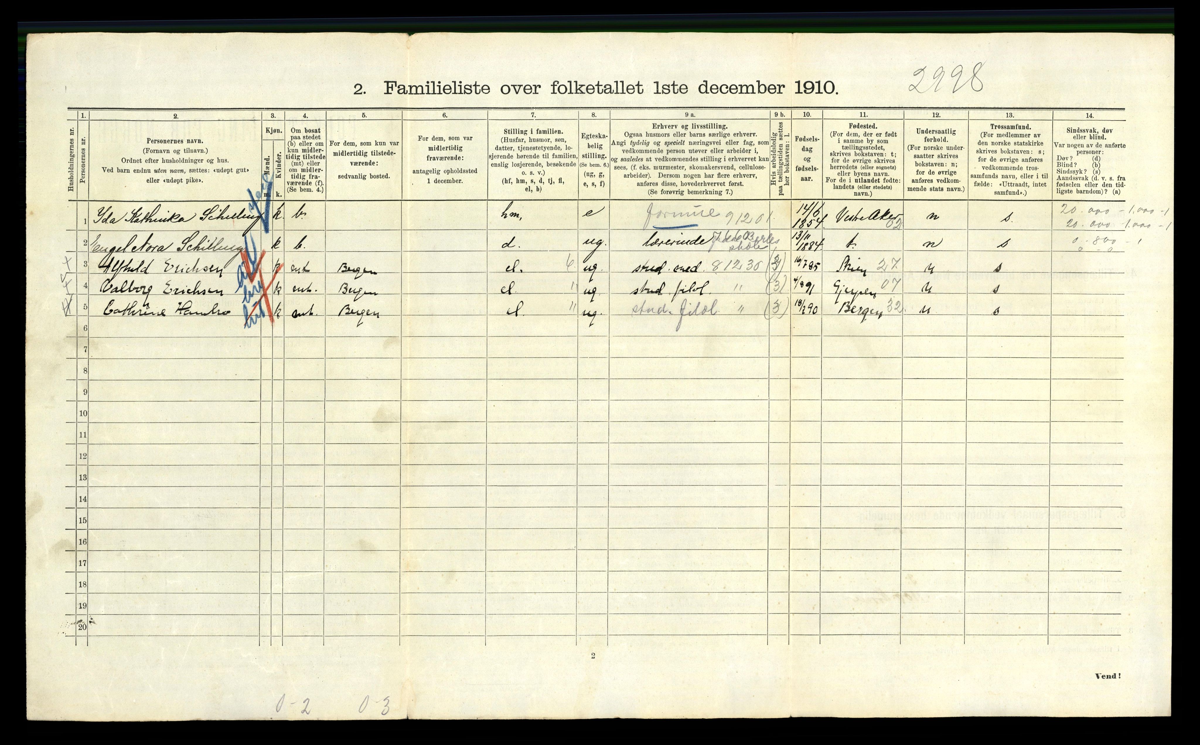 RA, 1910 census for Kristiania, 1910, p. 118070