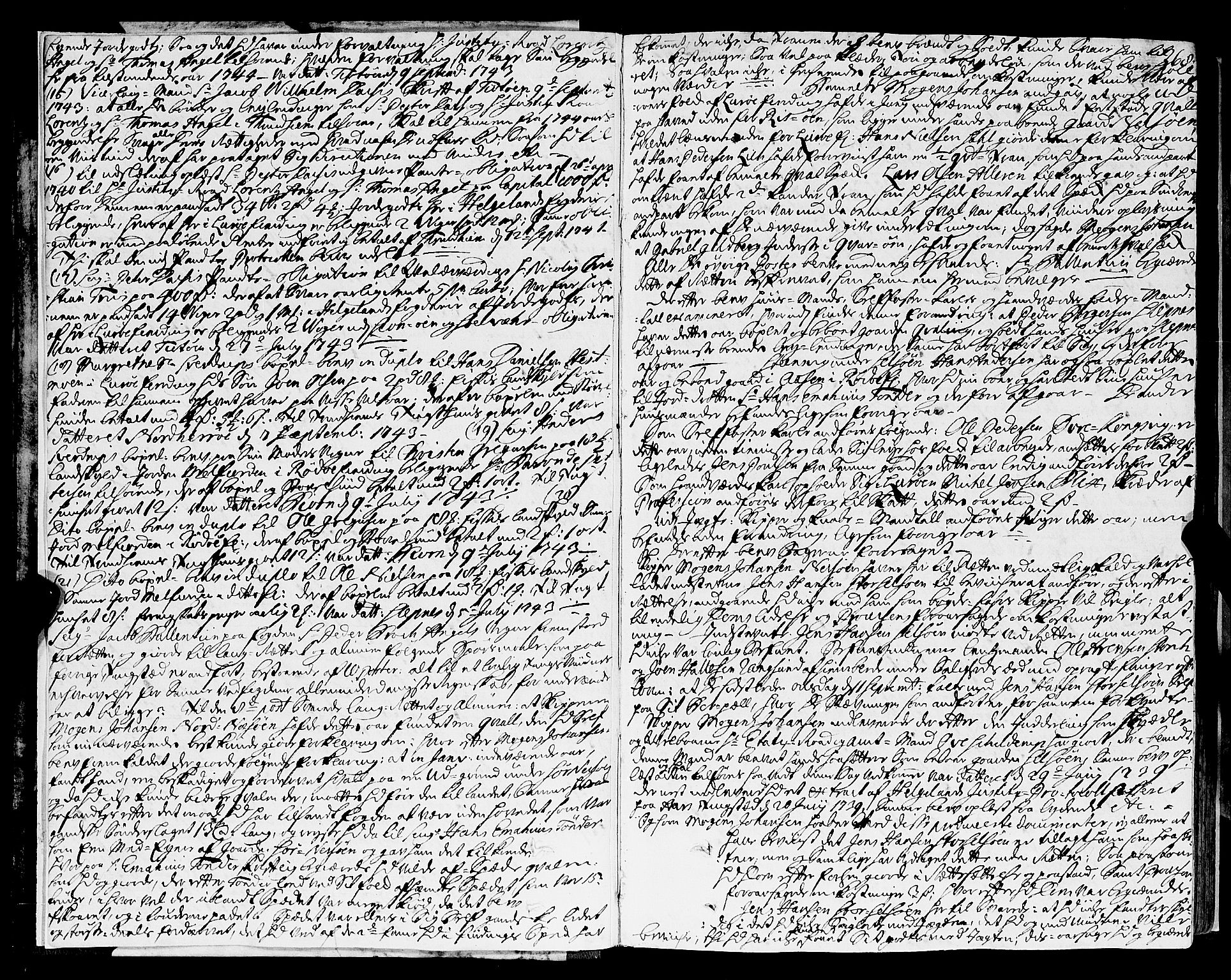 Helgeland sorenskriveri, SAT/A-0004/1/1A/L0012: Tingbok 12B, 1743-1745, p. 267b-268a