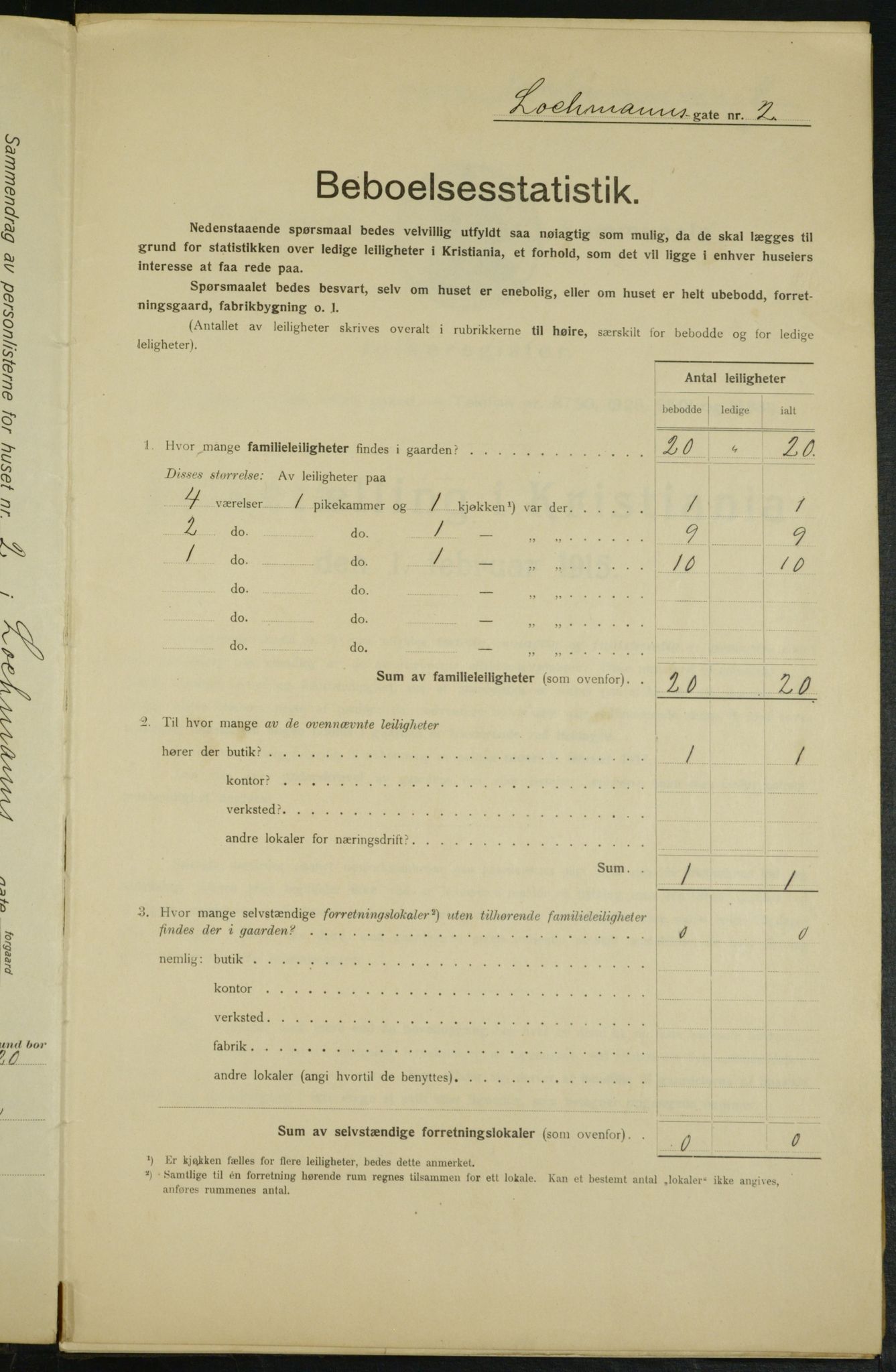 OBA, Municipal Census 1915 for Kristiania, 1915, p. 81507