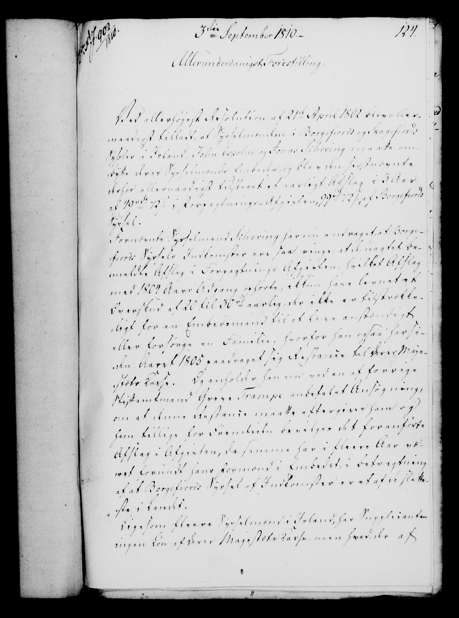 Rentekammeret, Kammerkanselliet, AV/RA-EA-3111/G/Gf/Gfa/L0092: Norsk relasjons- og resolusjonsprotokoll (merket RK 52.92), 1810, p. 482