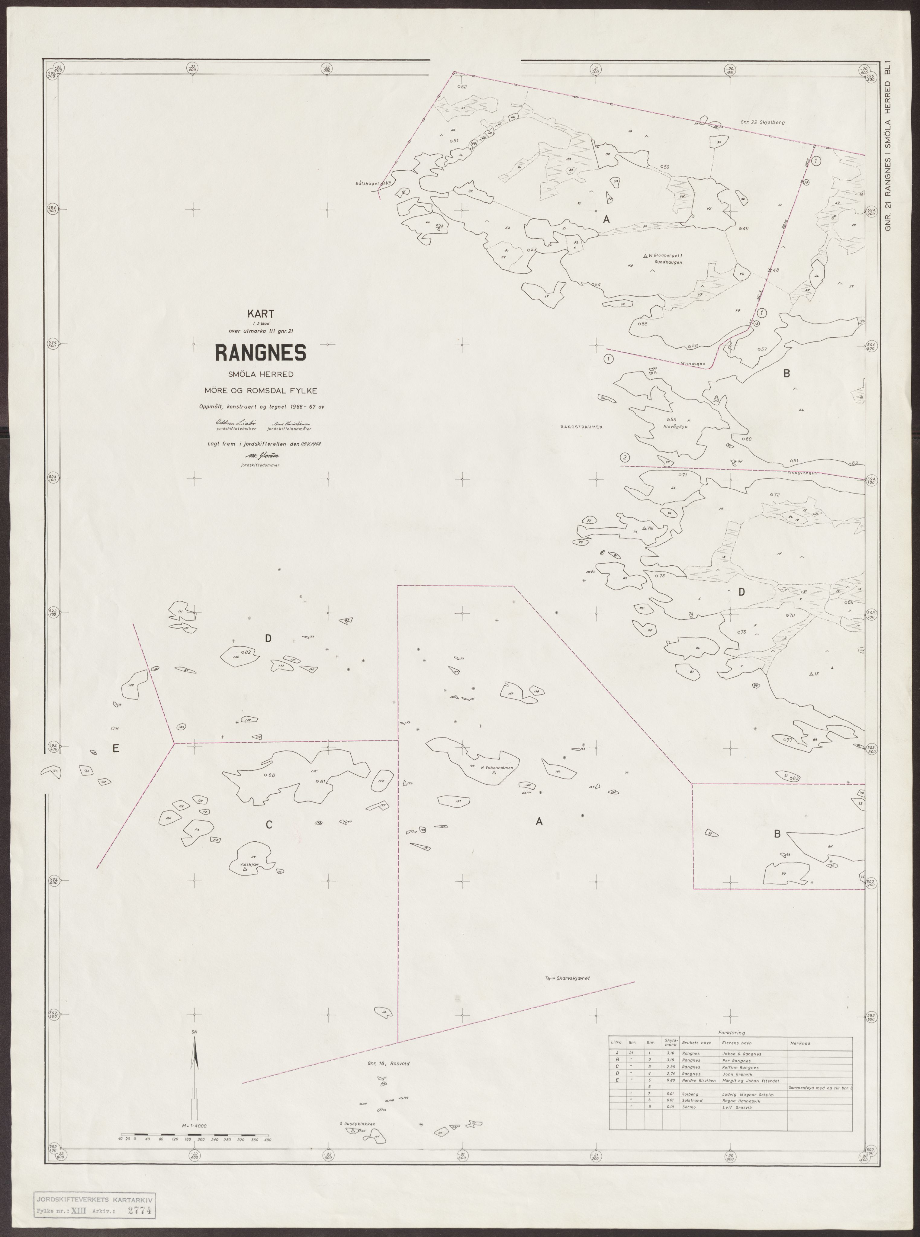 Jordskifteverkets kartarkiv, RA/S-3929/T, 1859-1988, p. 3487