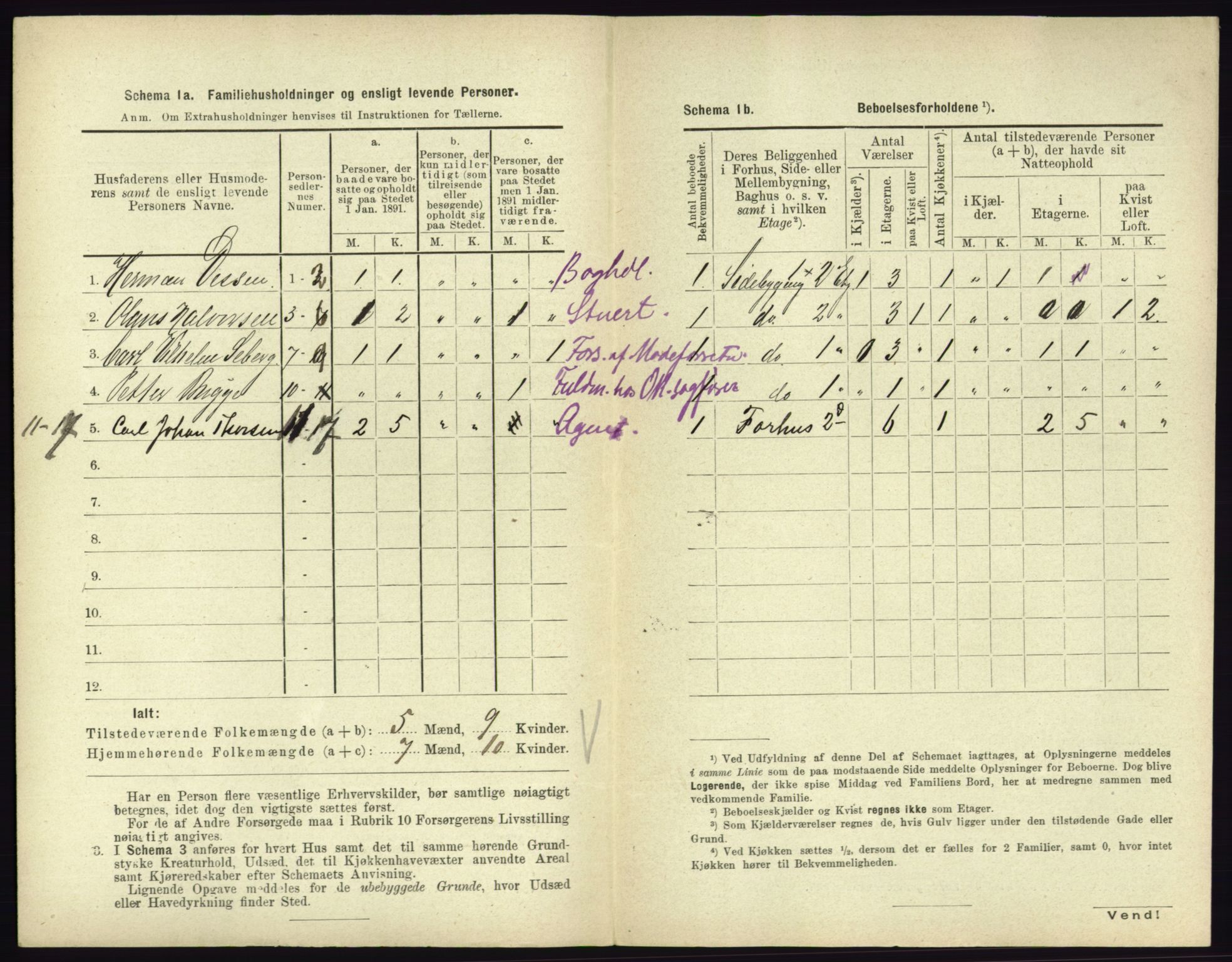 RA, 1891 census for 0705 Tønsberg, 1891, p. 223