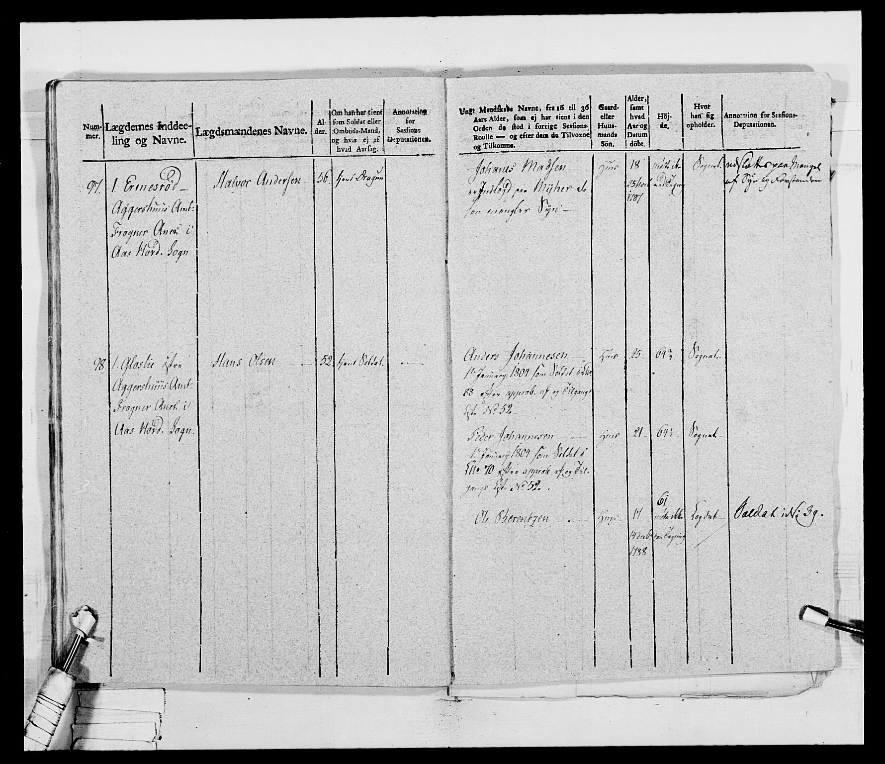 Generalitets- og kommissariatskollegiet, Det kongelige norske kommissariatskollegium, AV/RA-EA-5420/E/Eh/L0032b: Nordafjelske gevorbne infanteriregiment, 1806, p. 54