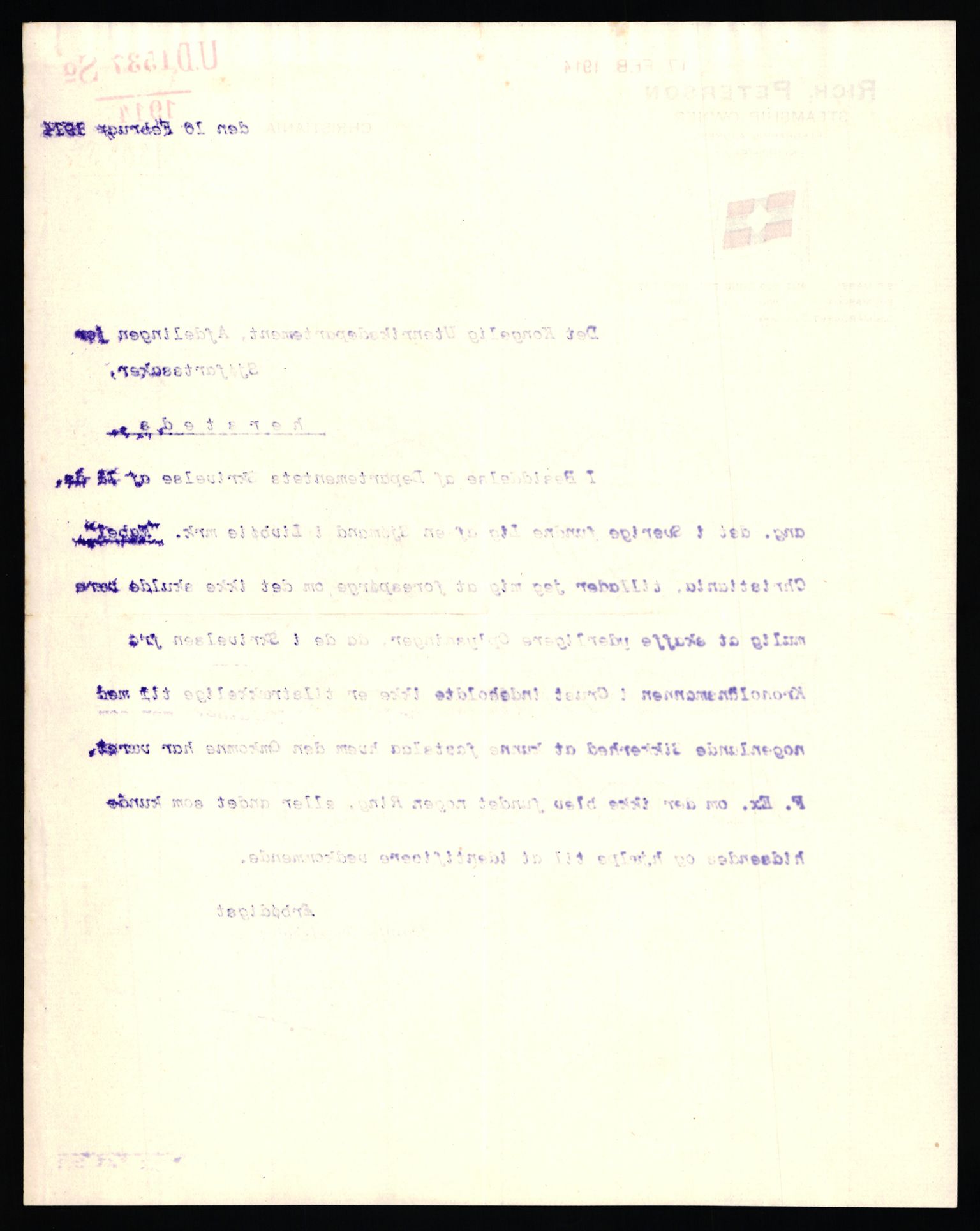 Handelsdepartementet, Sjøfartsavdelingen, 1. sjømannskontor, AV/RA-S-1405/D/Dm/L0010: Forliste skip Lar - Min, 1906-1920, p. 568