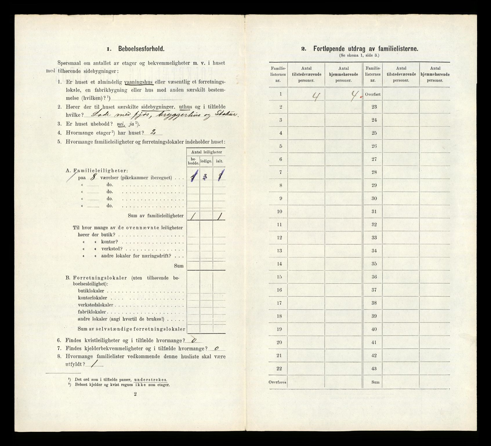 RA, 1910 census for Kongsberg, 1910, p. 3027