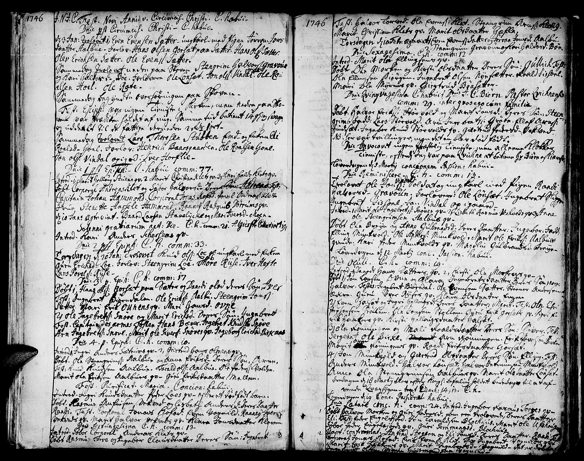 Ministerialprotokoller, klokkerbøker og fødselsregistre - Sør-Trøndelag, SAT/A-1456/678/L0891: Parish register (official) no. 678A01, 1739-1780, p. 29