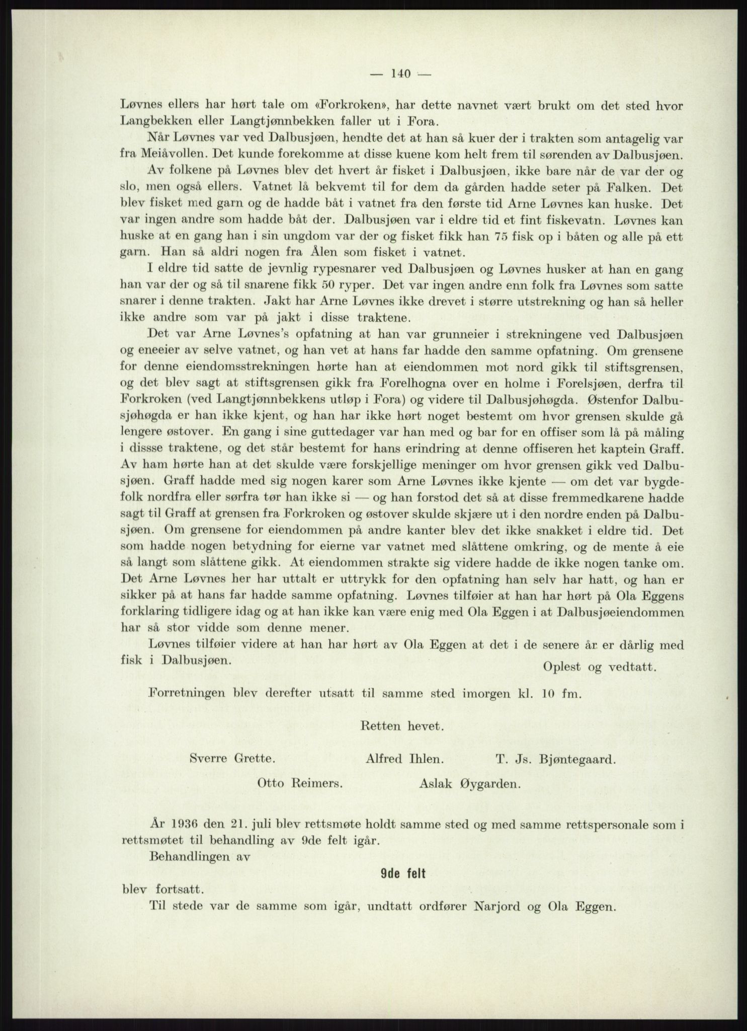 Høyfjellskommisjonen, AV/RA-S-1546/X/Xa/L0001: Nr. 1-33, 1909-1953, p. 4416