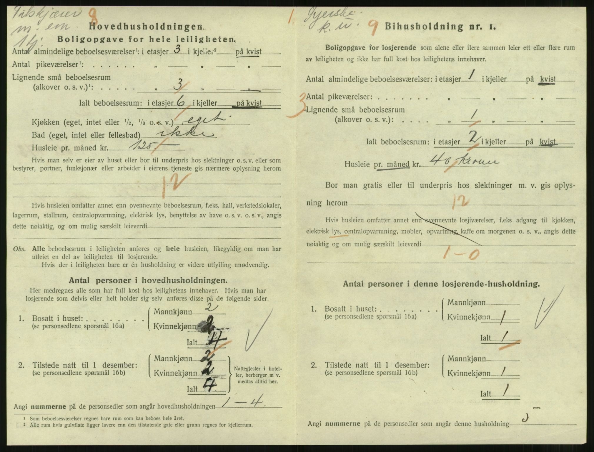 SAT, 1920 census for Molde, 1920, p. 1954