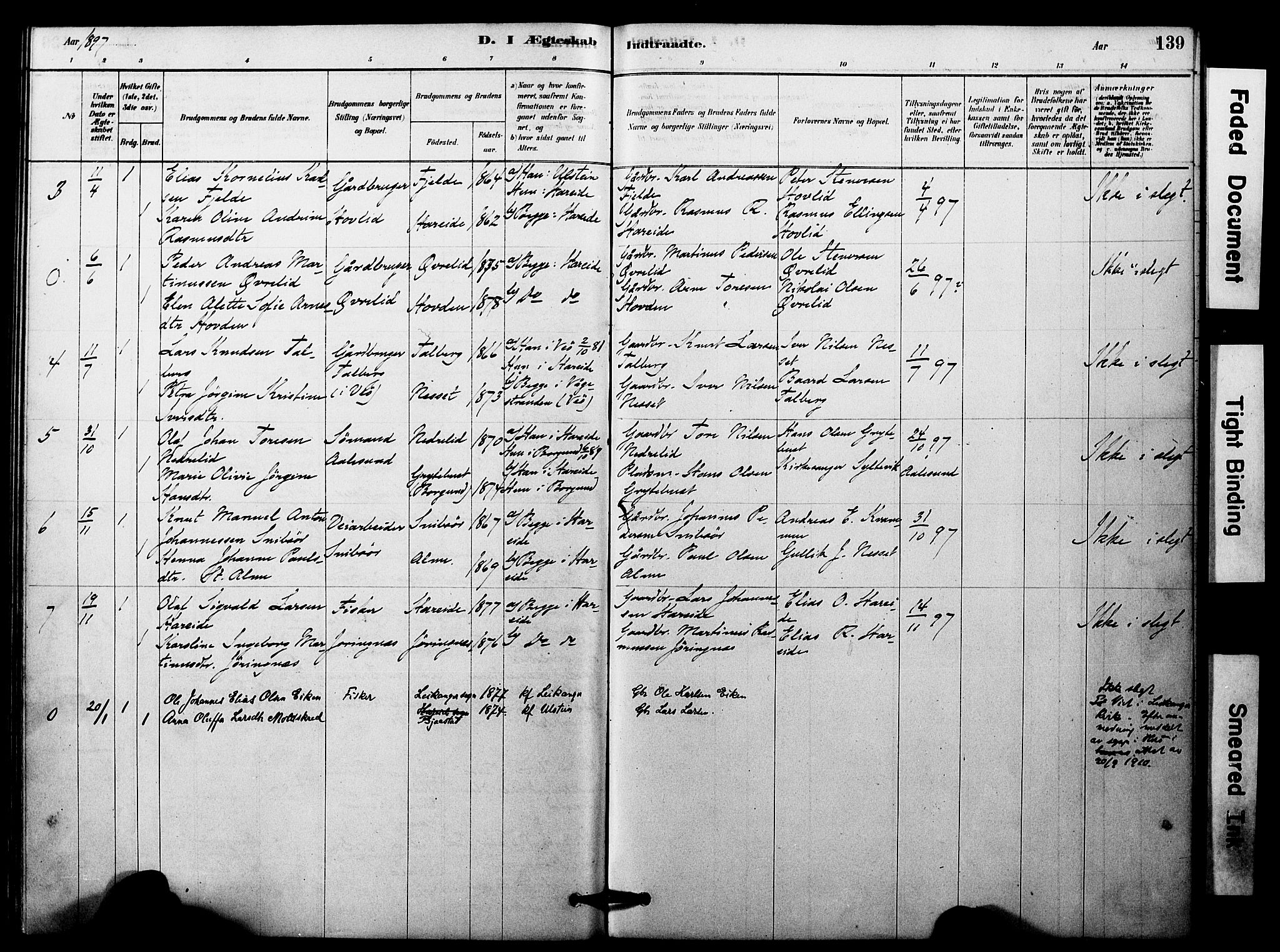 Ministerialprotokoller, klokkerbøker og fødselsregistre - Møre og Romsdal, SAT/A-1454/510/L0122: Parish register (official) no. 510A02, 1878-1897, p. 139
