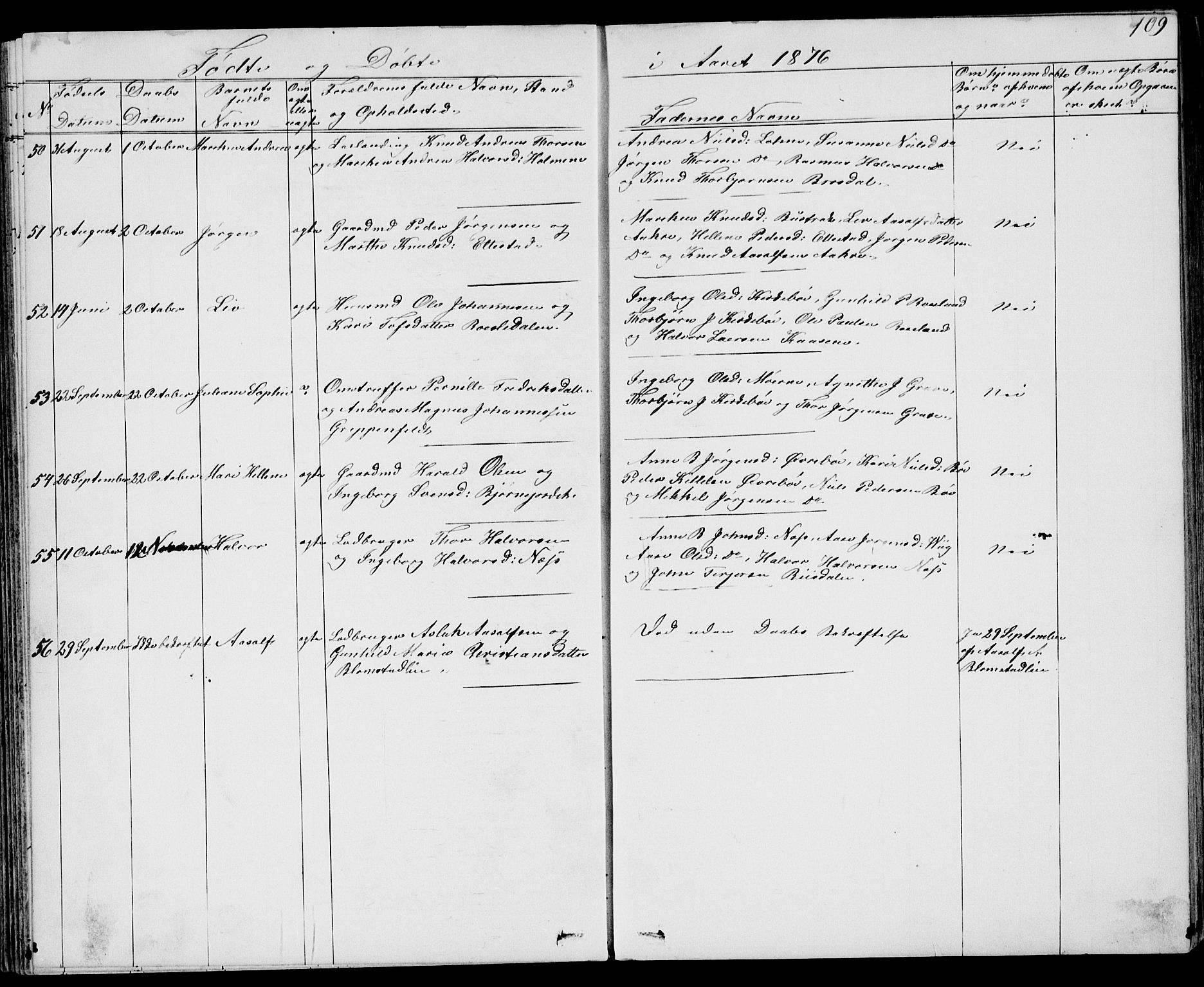 Drangedal kirkebøker, SAKO/A-258/G/Gb/L0001: Parish register (copy) no. II 1, 1856-1894, p. 109