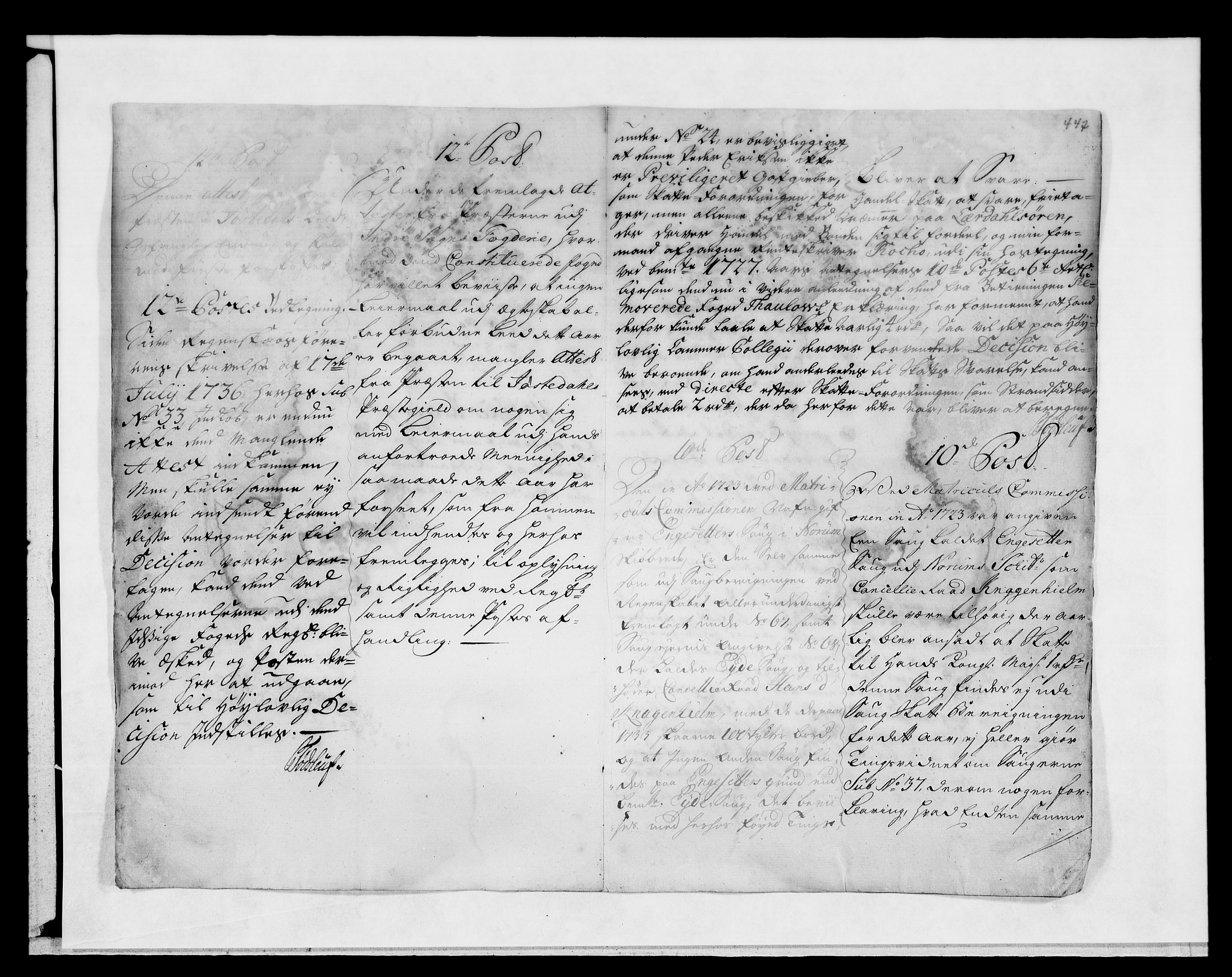 Rentekammeret inntil 1814, Reviderte regnskaper, Fogderegnskap, AV/RA-EA-4092/R52/L3337: Fogderegnskap Sogn, 1733, p. 415