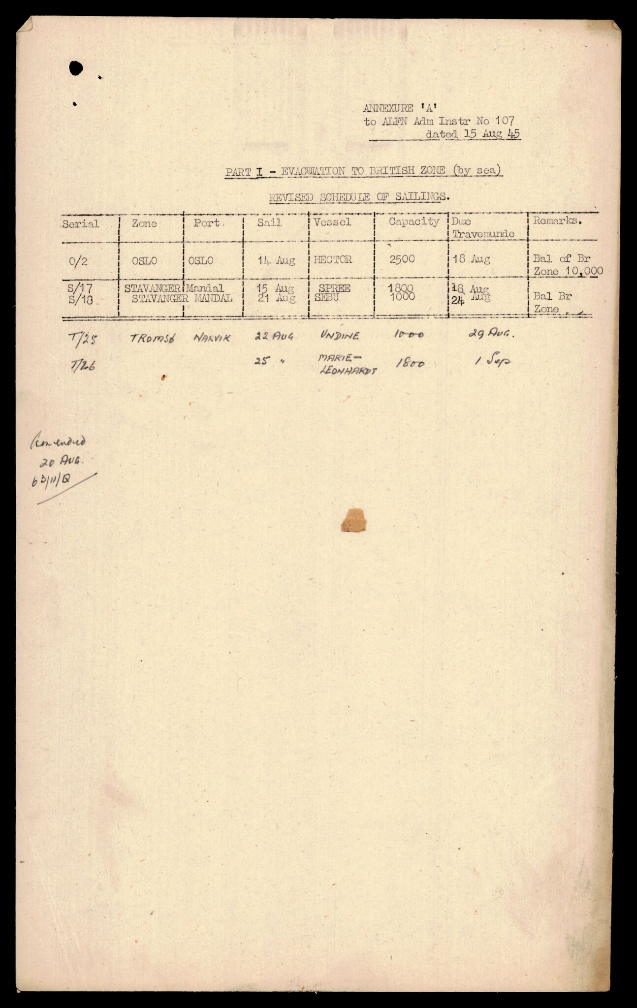 Forsvarets Overkommando. 2 kontor. Arkiv 11.4. Spredte tyske arkivsaker, AV/RA-RAFA-7031/D/Dar/Darc/L0015: FO.II, 1945-1946, p. 6