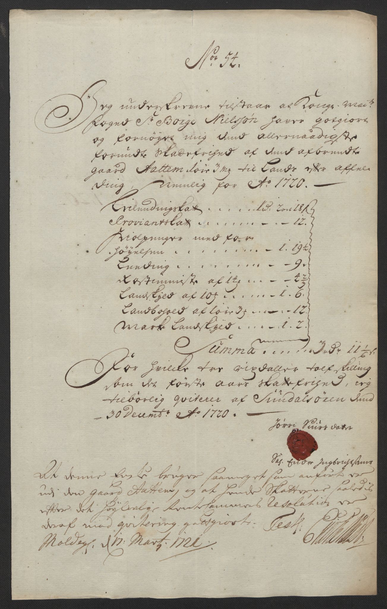 Rentekammeret inntil 1814, Reviderte regnskaper, Fogderegnskap, AV/RA-EA-4092/R56/L3753: Fogderegnskap Nordmøre, 1720, p. 514