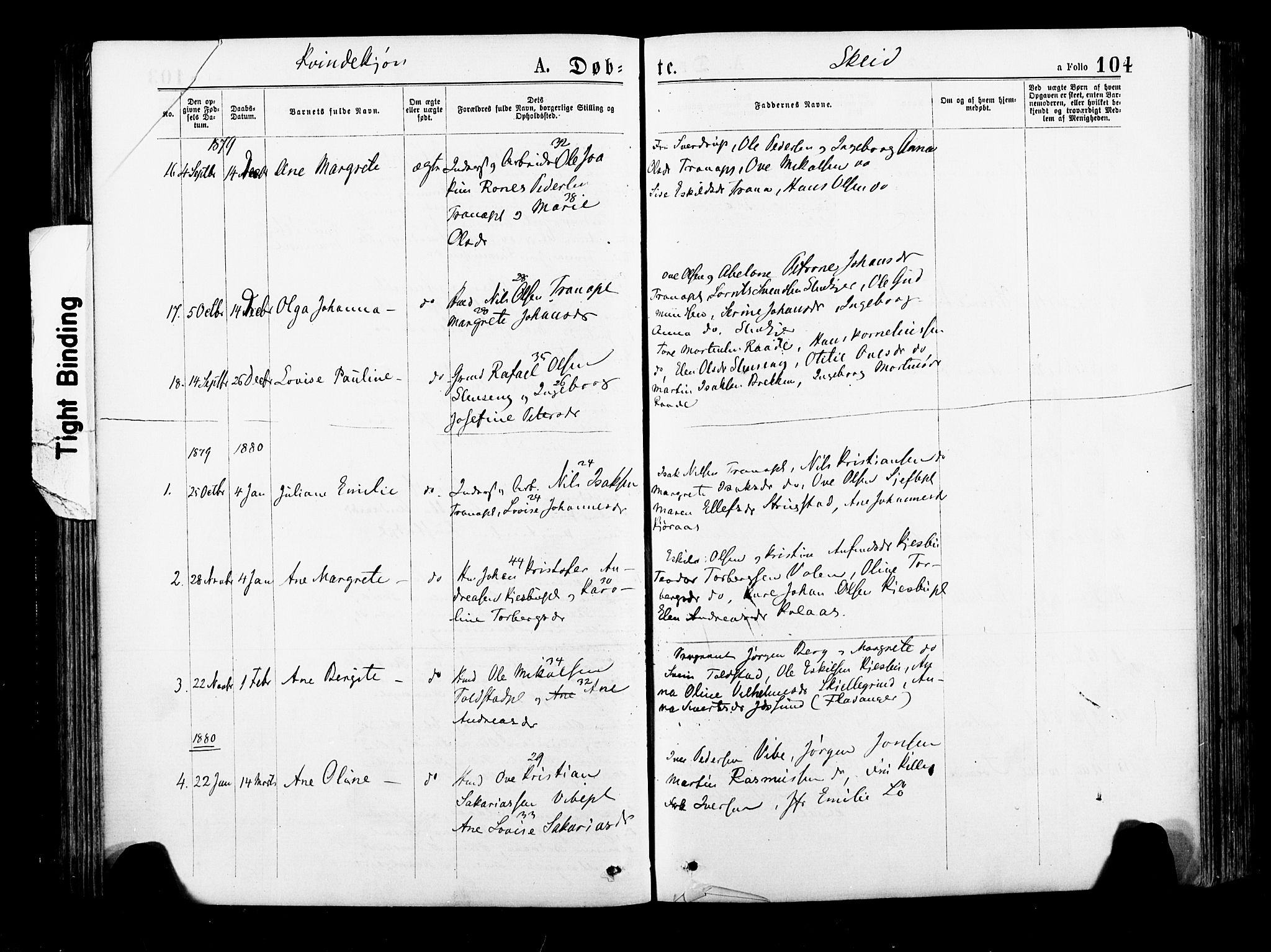Ministerialprotokoller, klokkerbøker og fødselsregistre - Nord-Trøndelag, SAT/A-1458/735/L0348: Parish register (official) no. 735A09 /2, 1873-1883, p. 104