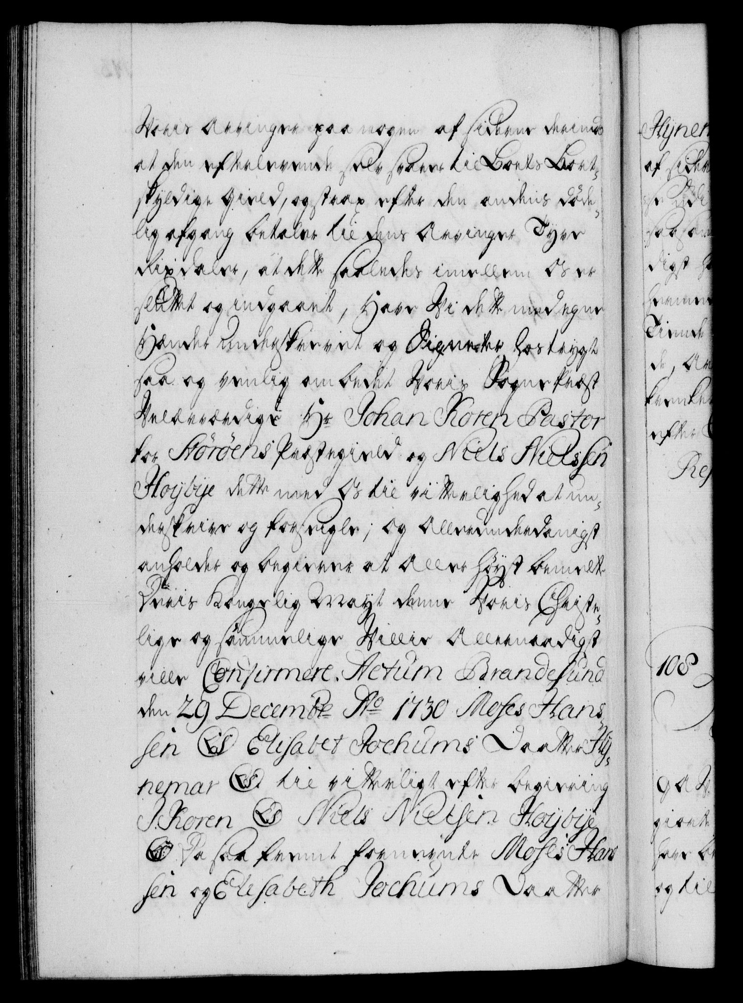 Danske Kanselli 1572-1799, AV/RA-EA-3023/F/Fc/Fca/Fcaa/L0027: Norske registre, 1730-1732, p. 143b