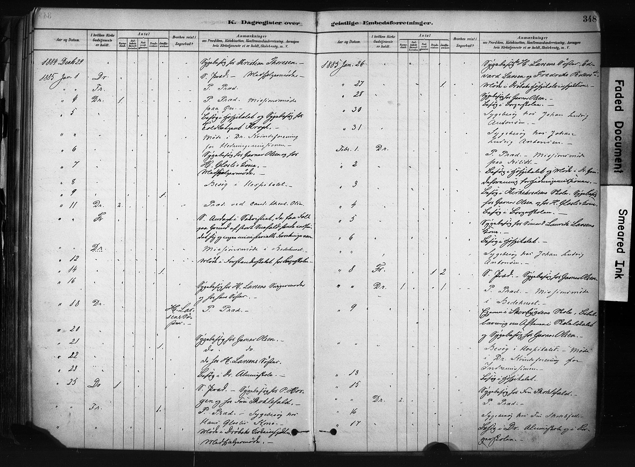 Drøbak prestekontor Kirkebøker, AV/SAO-A-10142a/F/Fb/L0001: Parish register (official) no. II 1, 1878-1891, p. 348