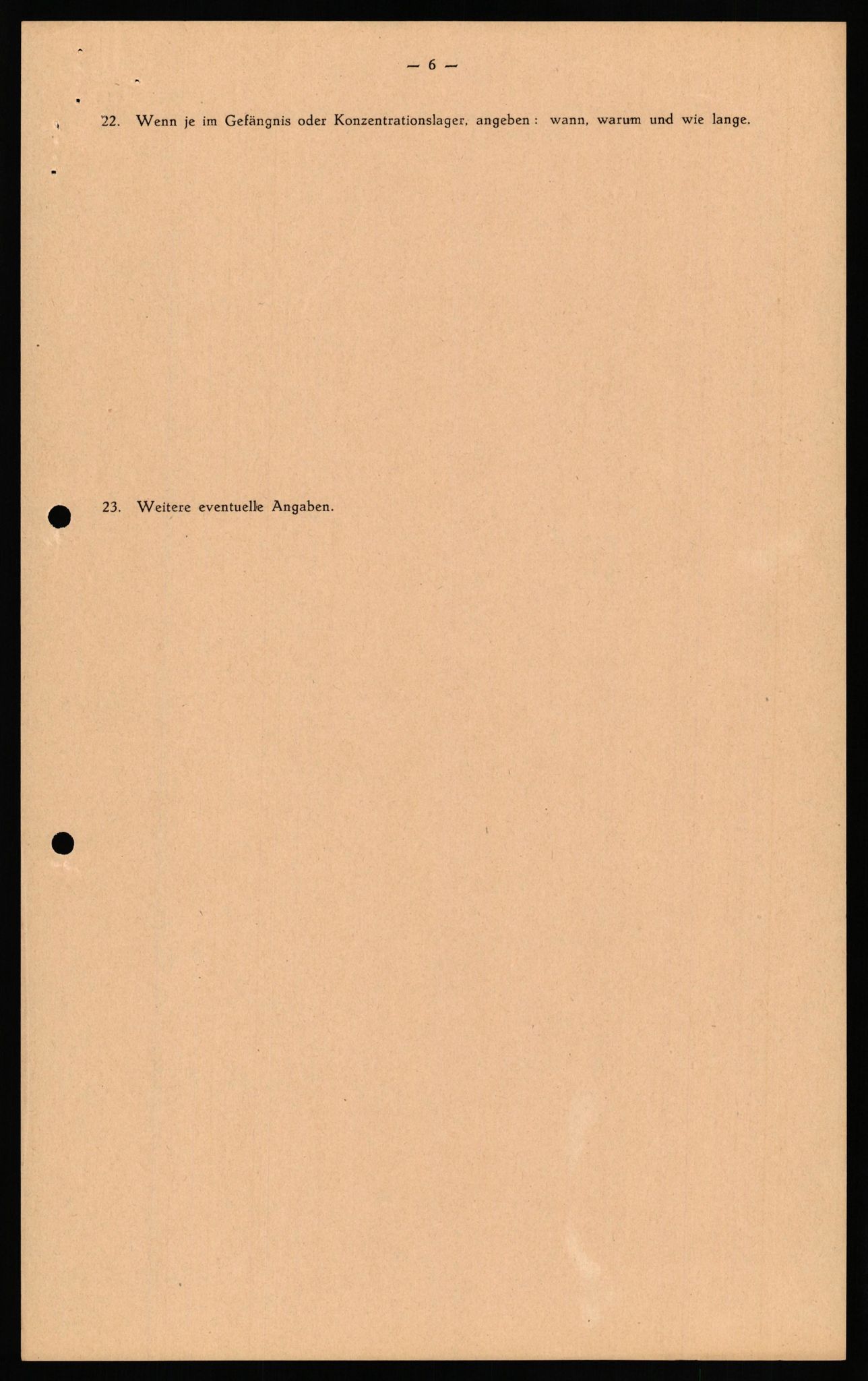 Forsvaret, Forsvarets overkommando II, AV/RA-RAFA-3915/D/Db/L0035: CI Questionaires. Tyske okkupasjonsstyrker i Norge. Tyskere., 1945-1946, p. 469