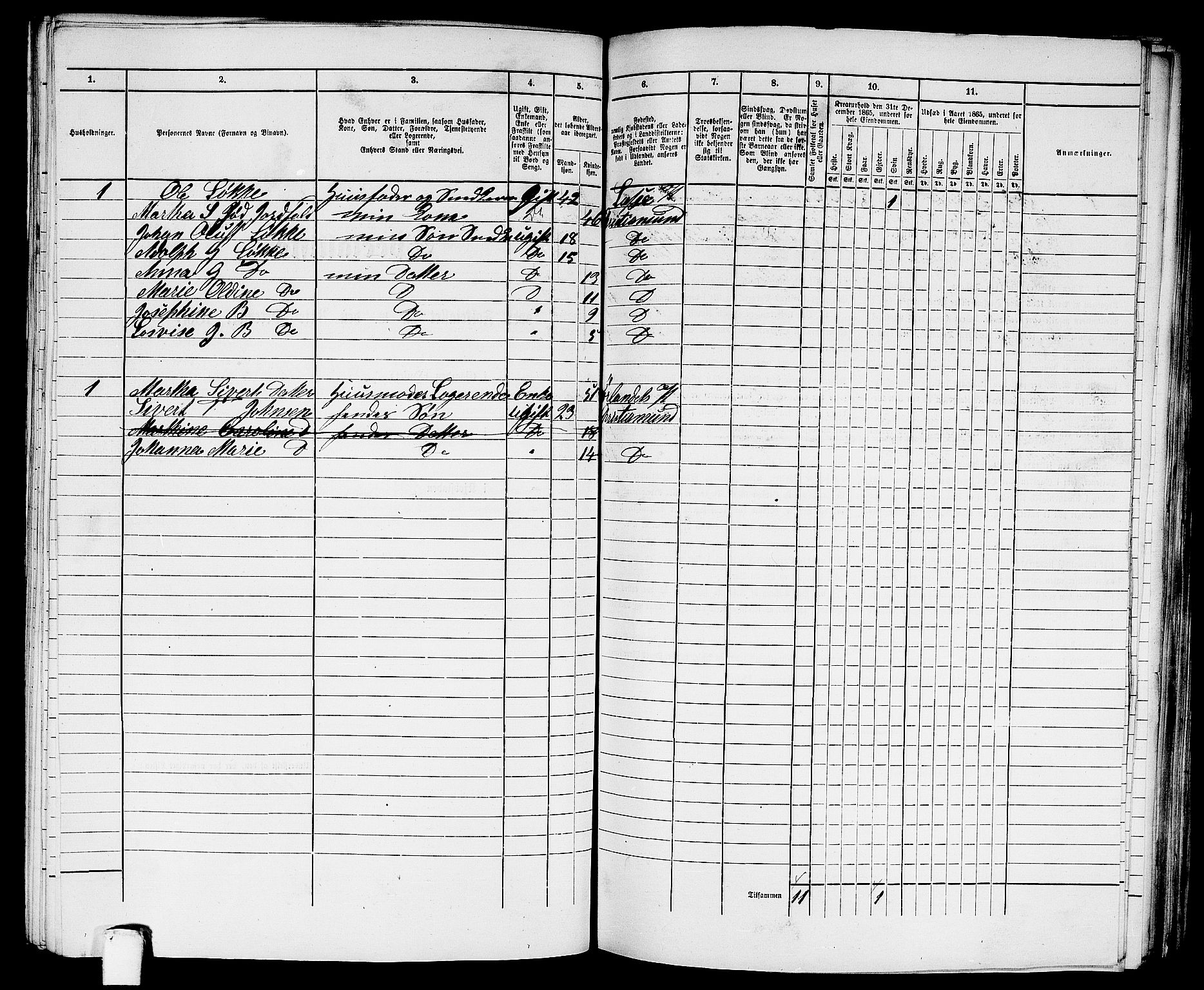 RA, 1865 census for Kristiansund/Kristiansund, 1865, p. 782