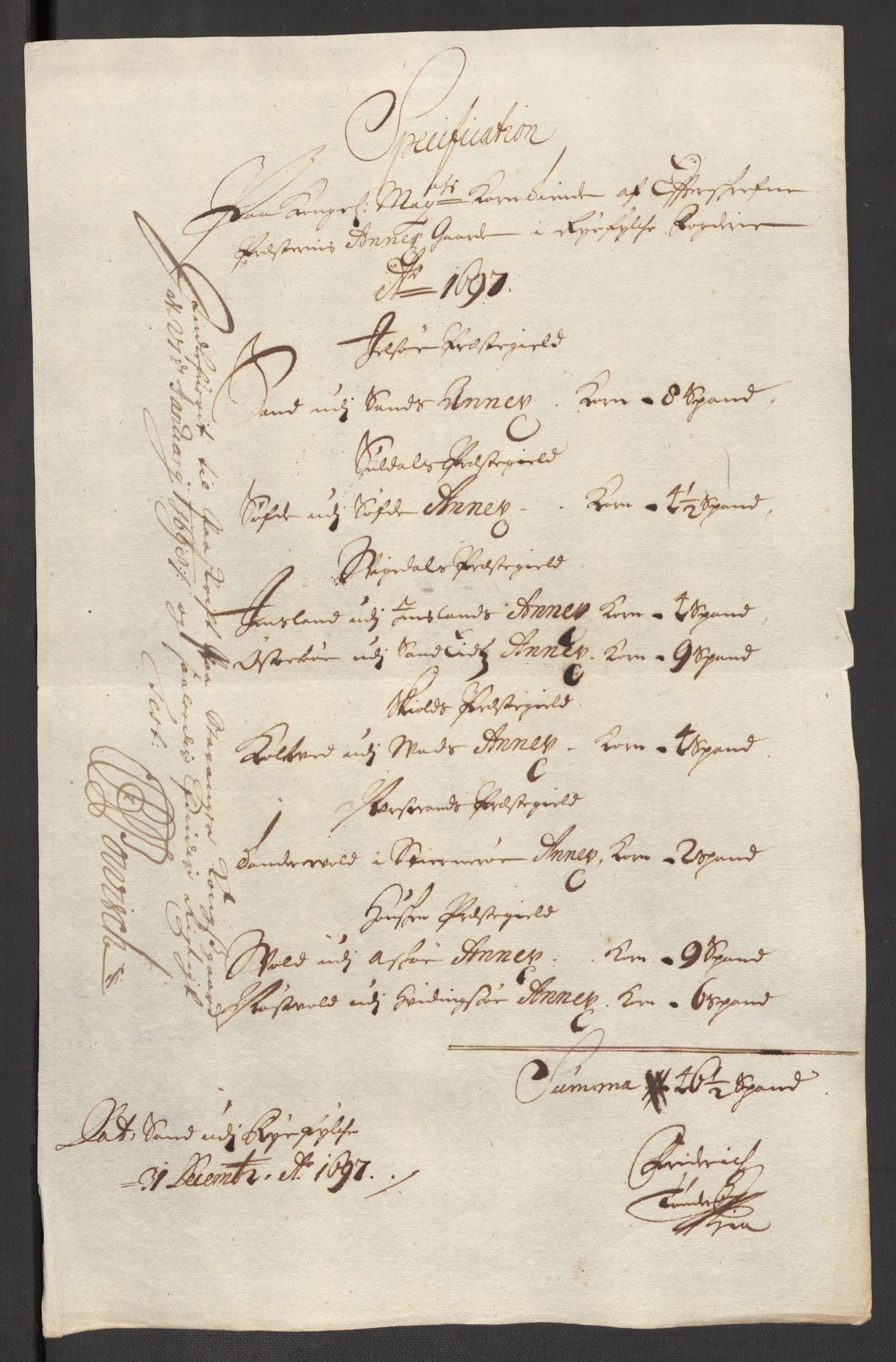 Rentekammeret inntil 1814, Reviderte regnskaper, Fogderegnskap, RA/EA-4092/R47/L2858: Fogderegnskap Ryfylke, 1697-1700, p. 41