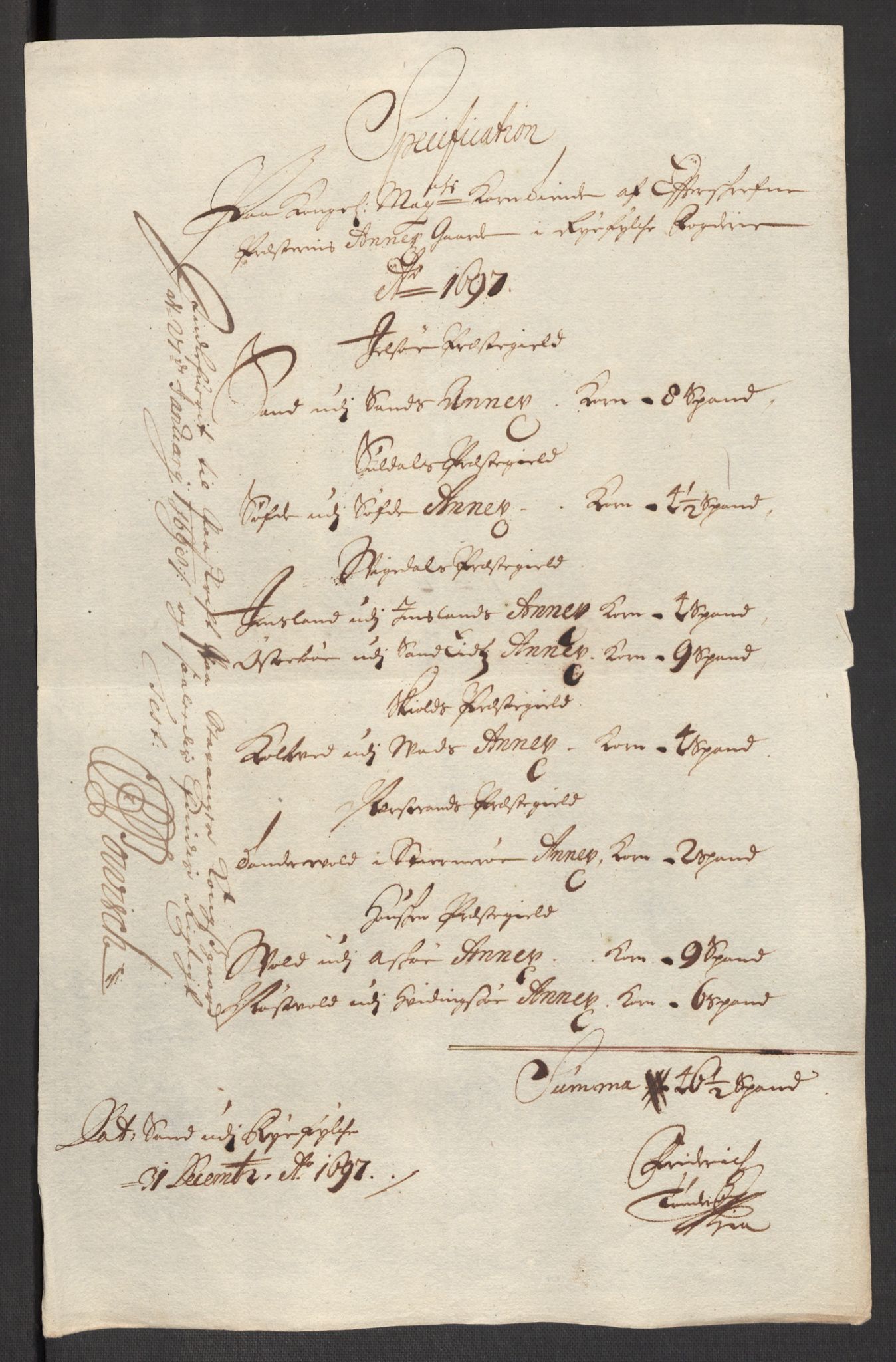 Rentekammeret inntil 1814, Reviderte regnskaper, Fogderegnskap, AV/RA-EA-4092/R47/L2858: Fogderegnskap Ryfylke, 1697-1700, p. 41