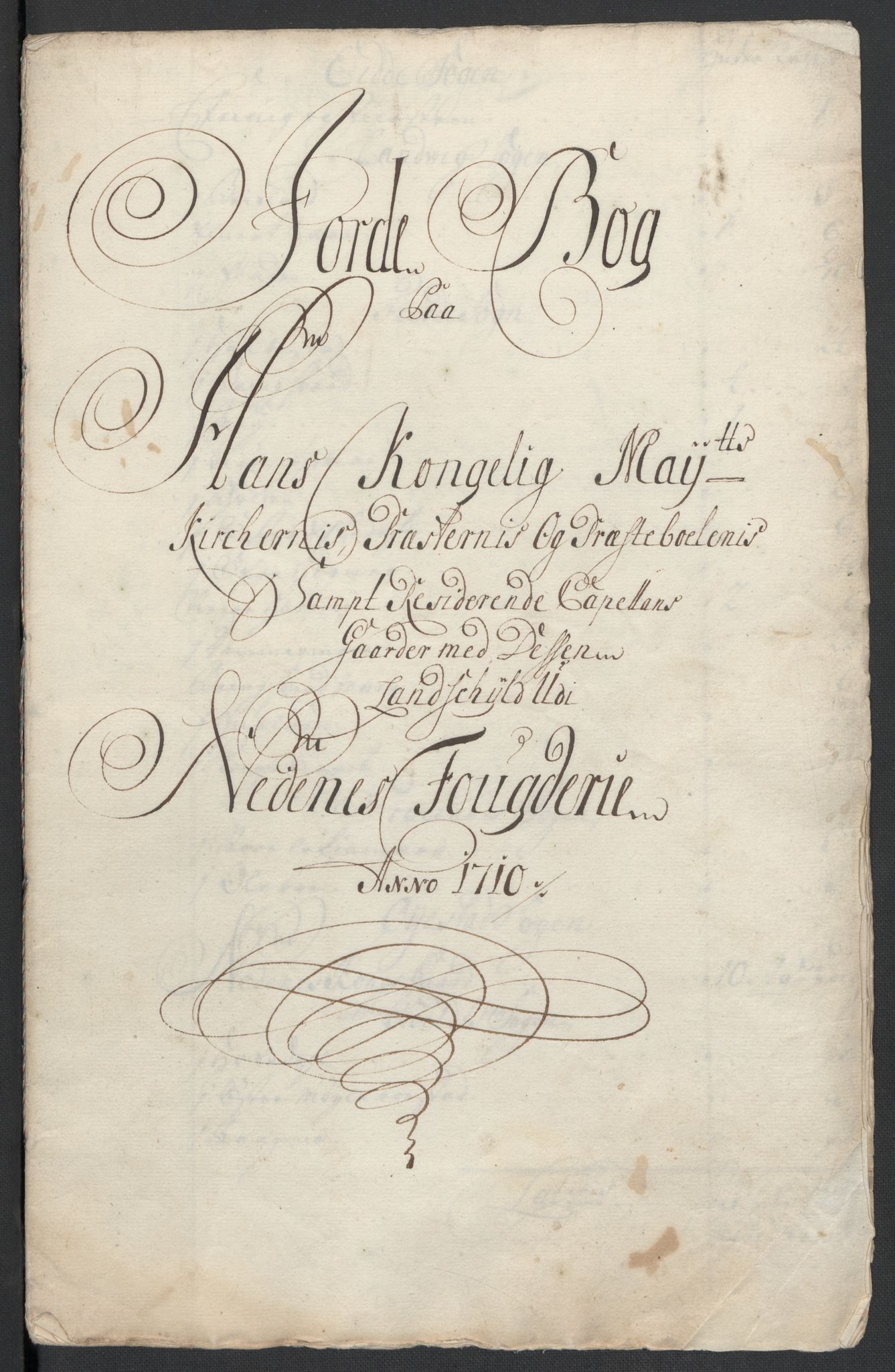 Rentekammeret inntil 1814, Reviderte regnskaper, Fogderegnskap, AV/RA-EA-4092/R39/L2319: Fogderegnskap Nedenes, 1710-1711, p. 13