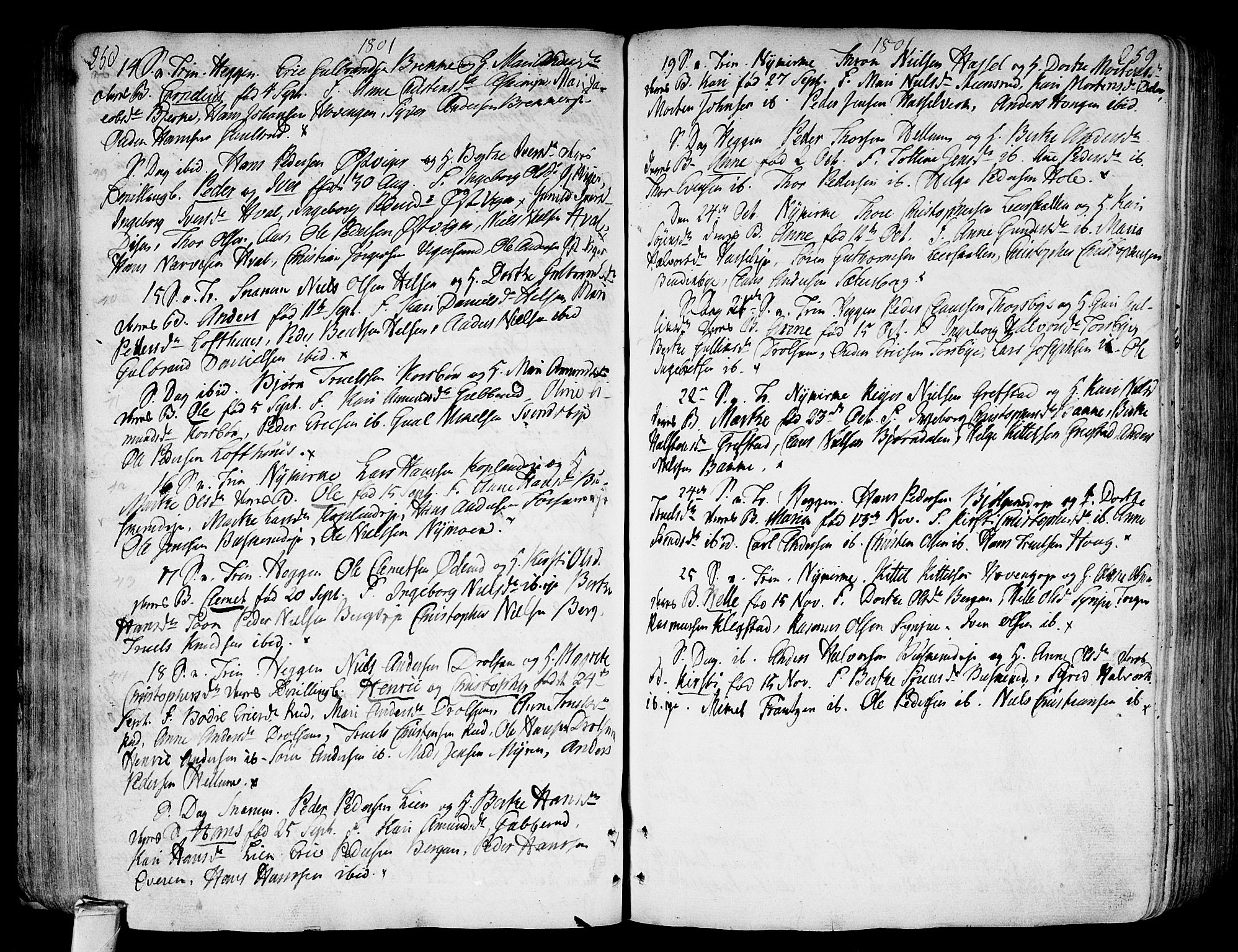 Modum kirkebøker, AV/SAKO-A-234/F/Fa/L0003: Parish register (official) no. 3, 1783-1819, p. 258-259