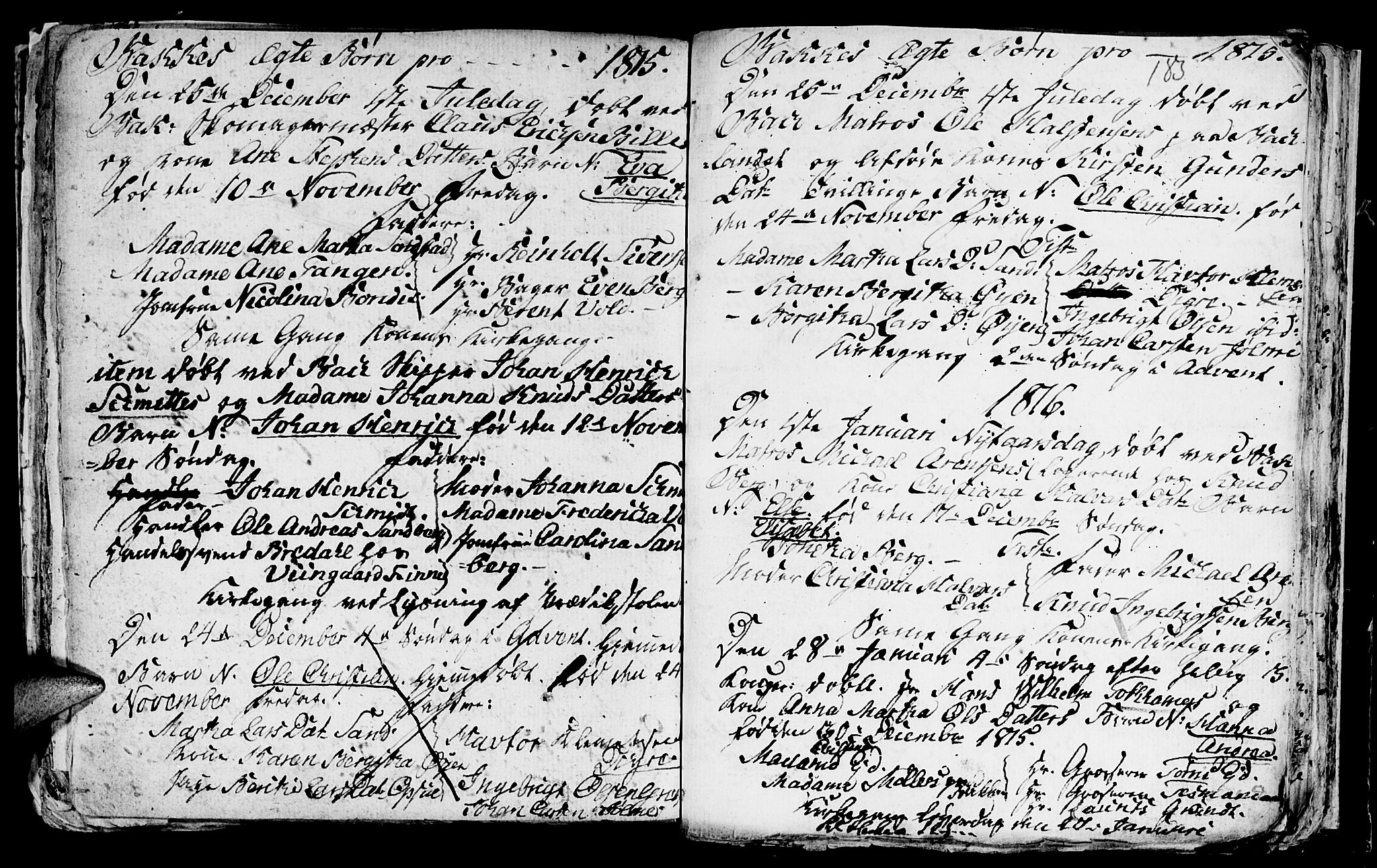 Ministerialprotokoller, klokkerbøker og fødselsregistre - Sør-Trøndelag, SAT/A-1456/604/L0218: Parish register (copy) no. 604C01, 1754-1819, p. 185