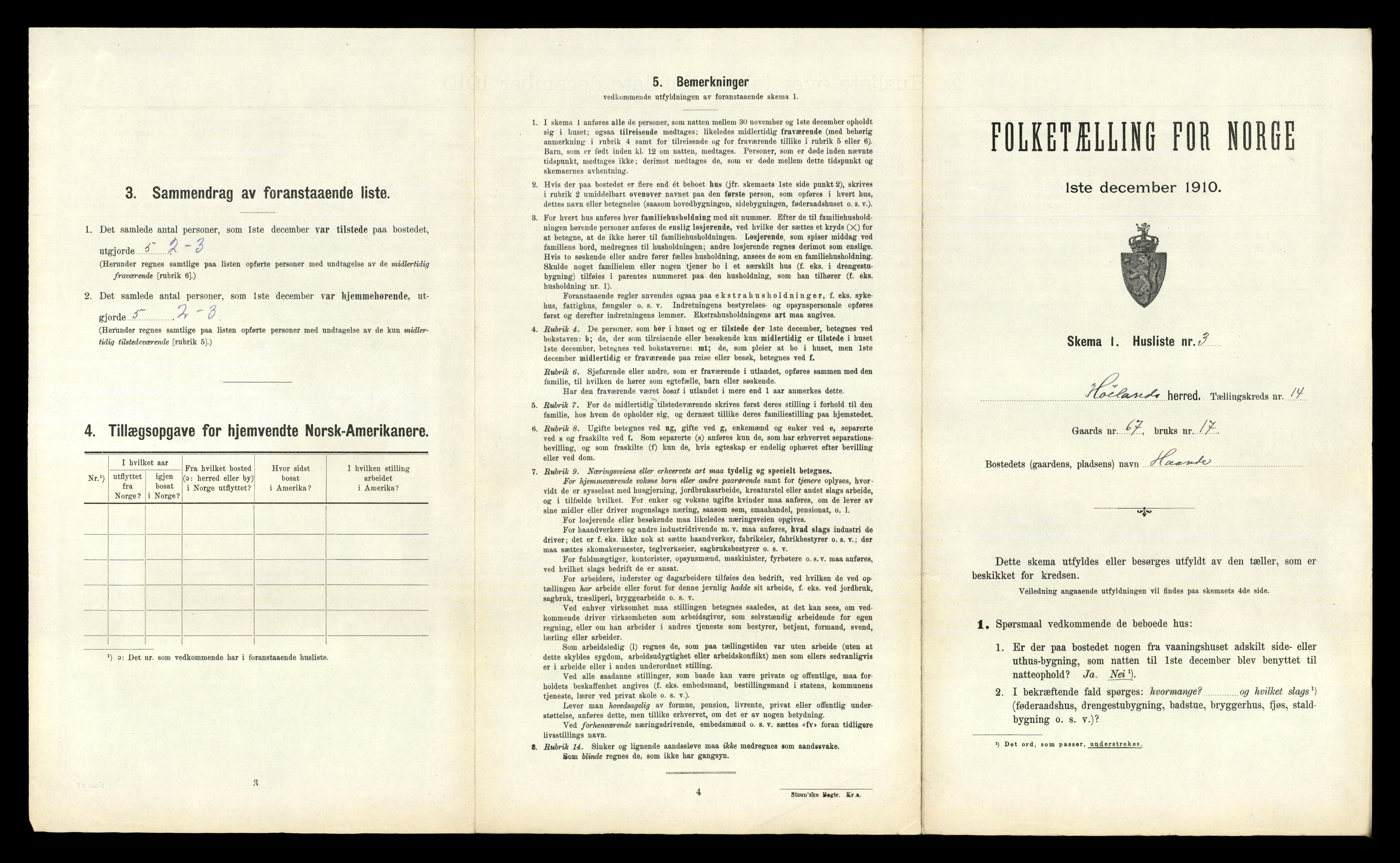 RA, 1910 census for Høyland, 1910, p. 1696