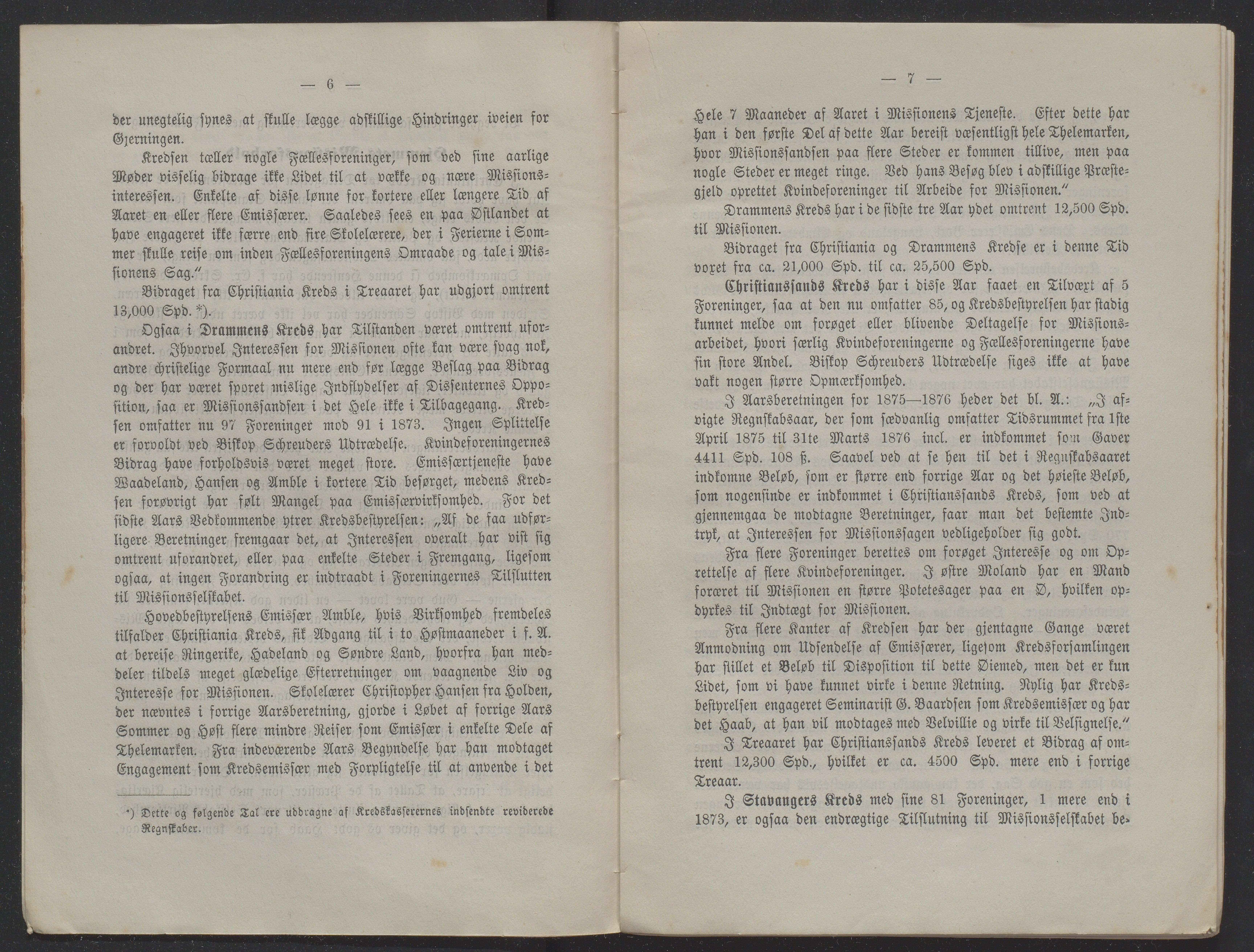 Det Norske Misjonsselskap - hovedadministrasjonen, VID/MA-A-1045/D/Db/Dba/L0338/0004: Beretninger, Bøker, Skrifter o.l   / Årsberetninger 34, 1876, p. 6-7