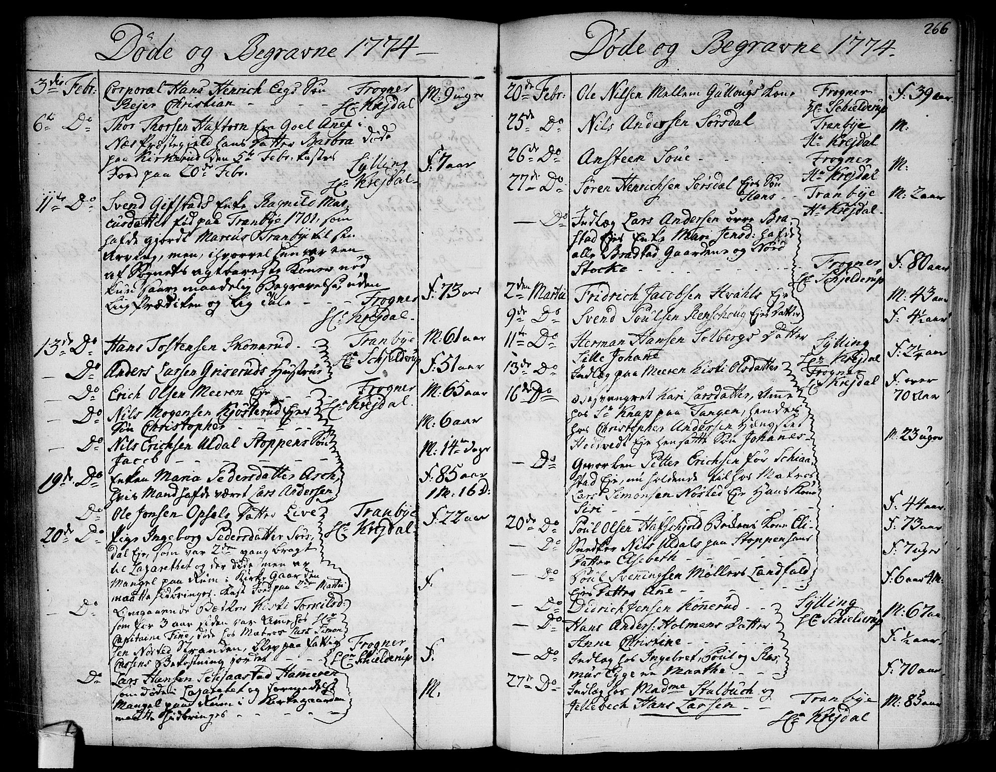 Lier kirkebøker, SAKO/A-230/F/Fa/L0006: Parish register (official) no. I 6, 1777-1794, p. 265-266
